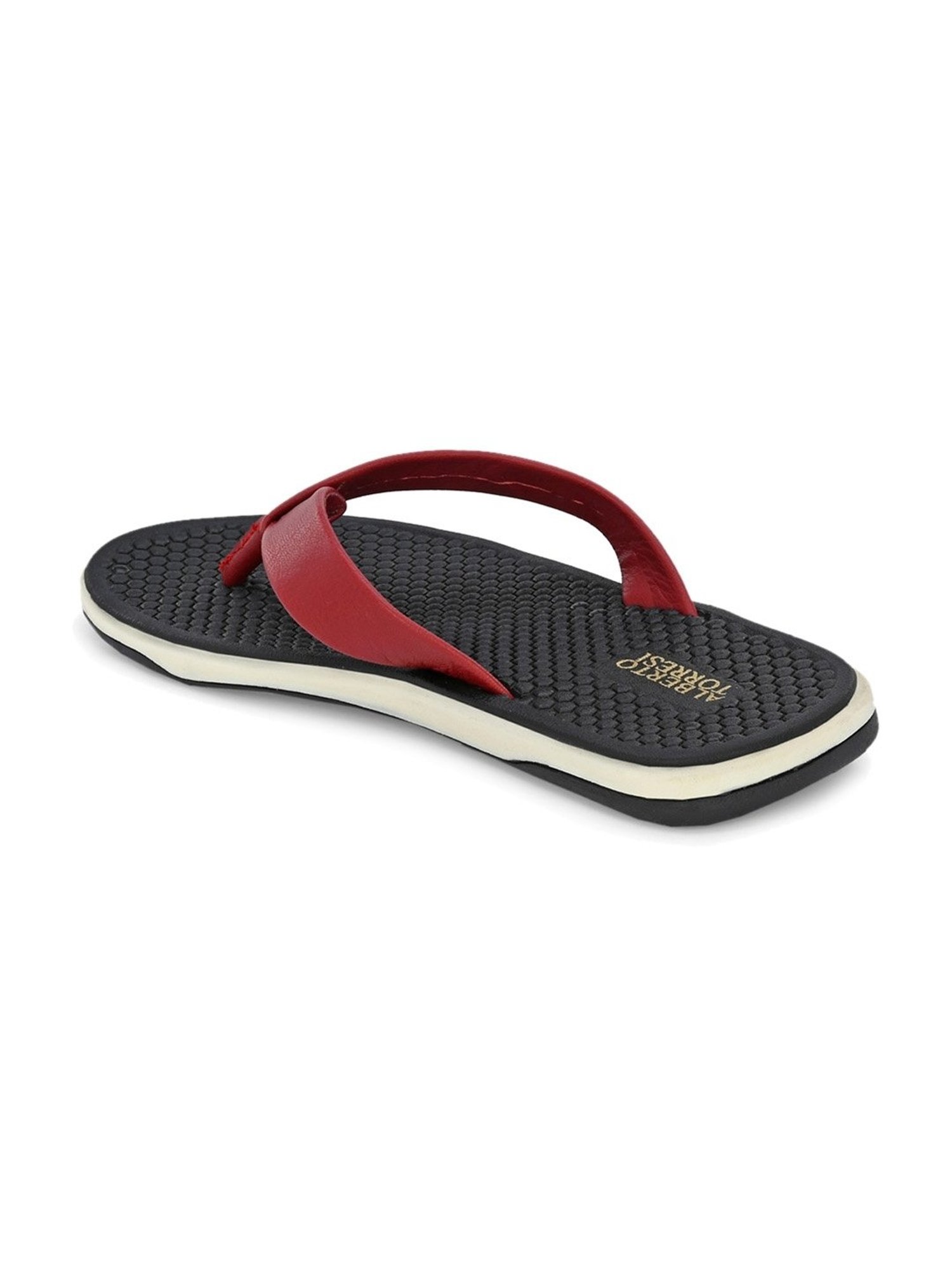 Alberto Torresi Men's Red Thong Sandals
