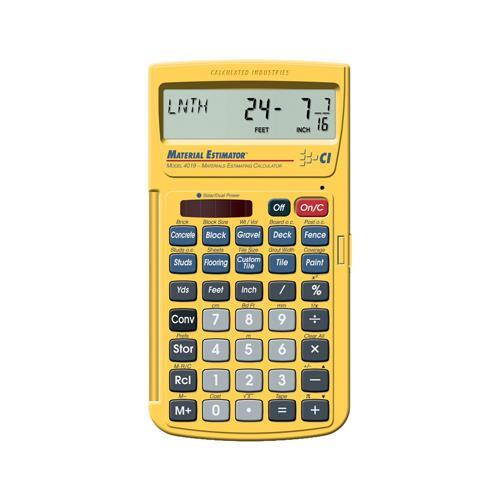 Material Estimator CALCULATED INDUSTRIES 4019