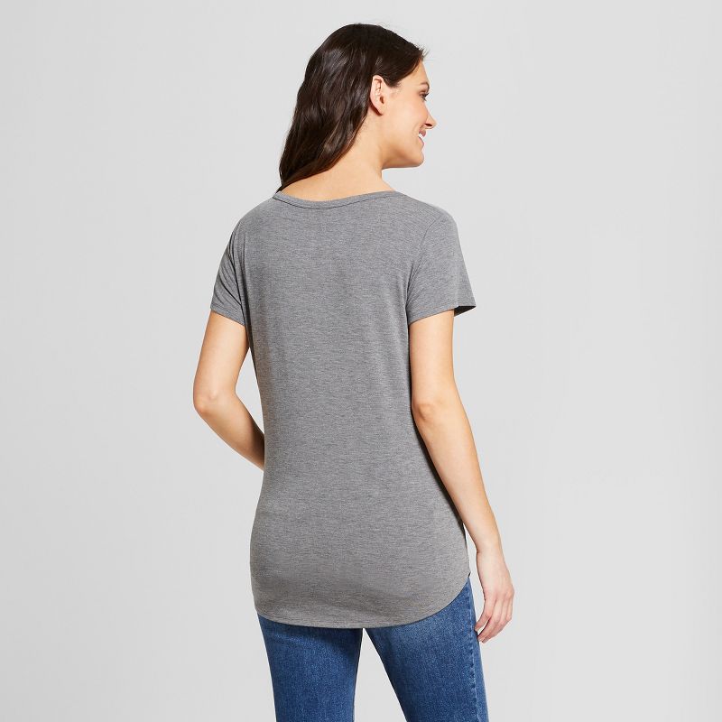 Maternity Short Sleeve "Coming Soon" T-Shirt - Grayson Threads - Dark Heather Gray XL