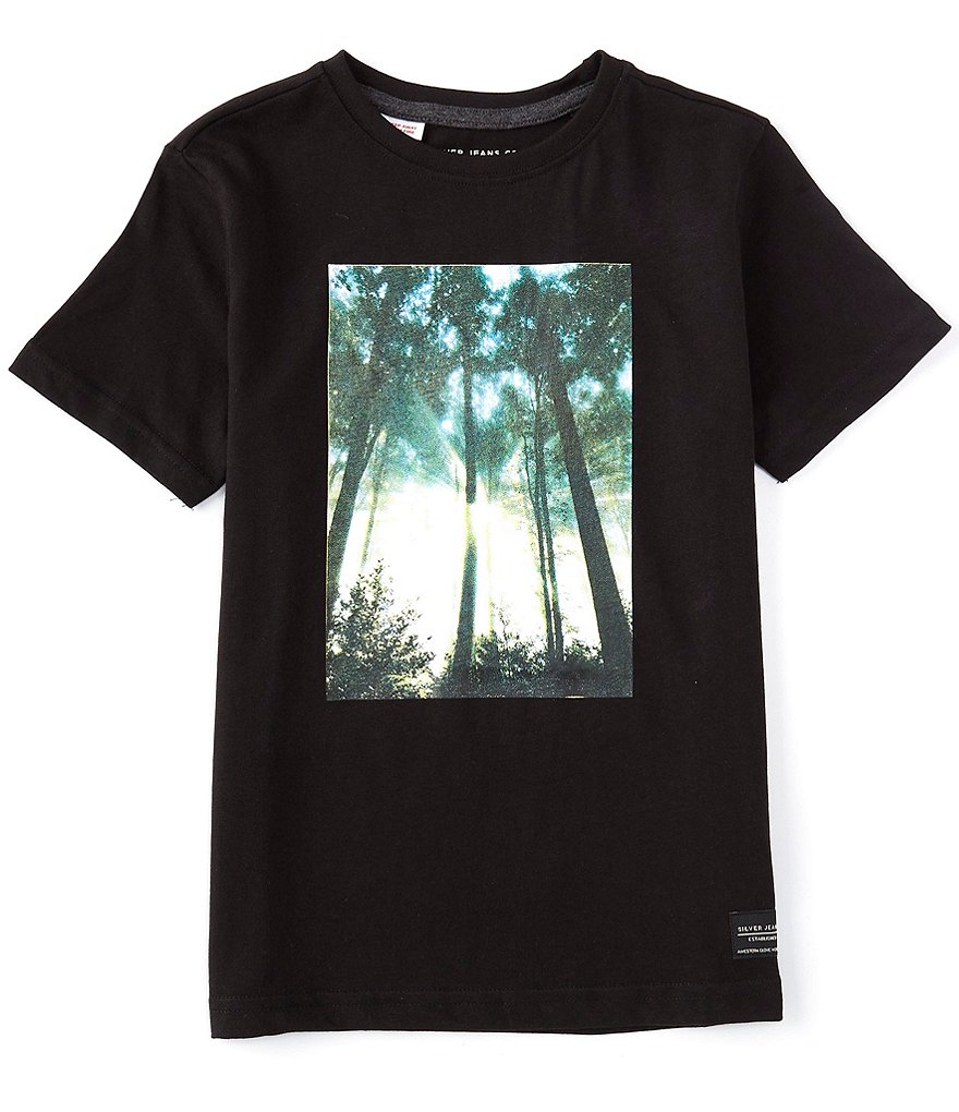 Silver Jeans Co. Big Boys 8-20 Short-Sleeve Tree Photoreal Tee