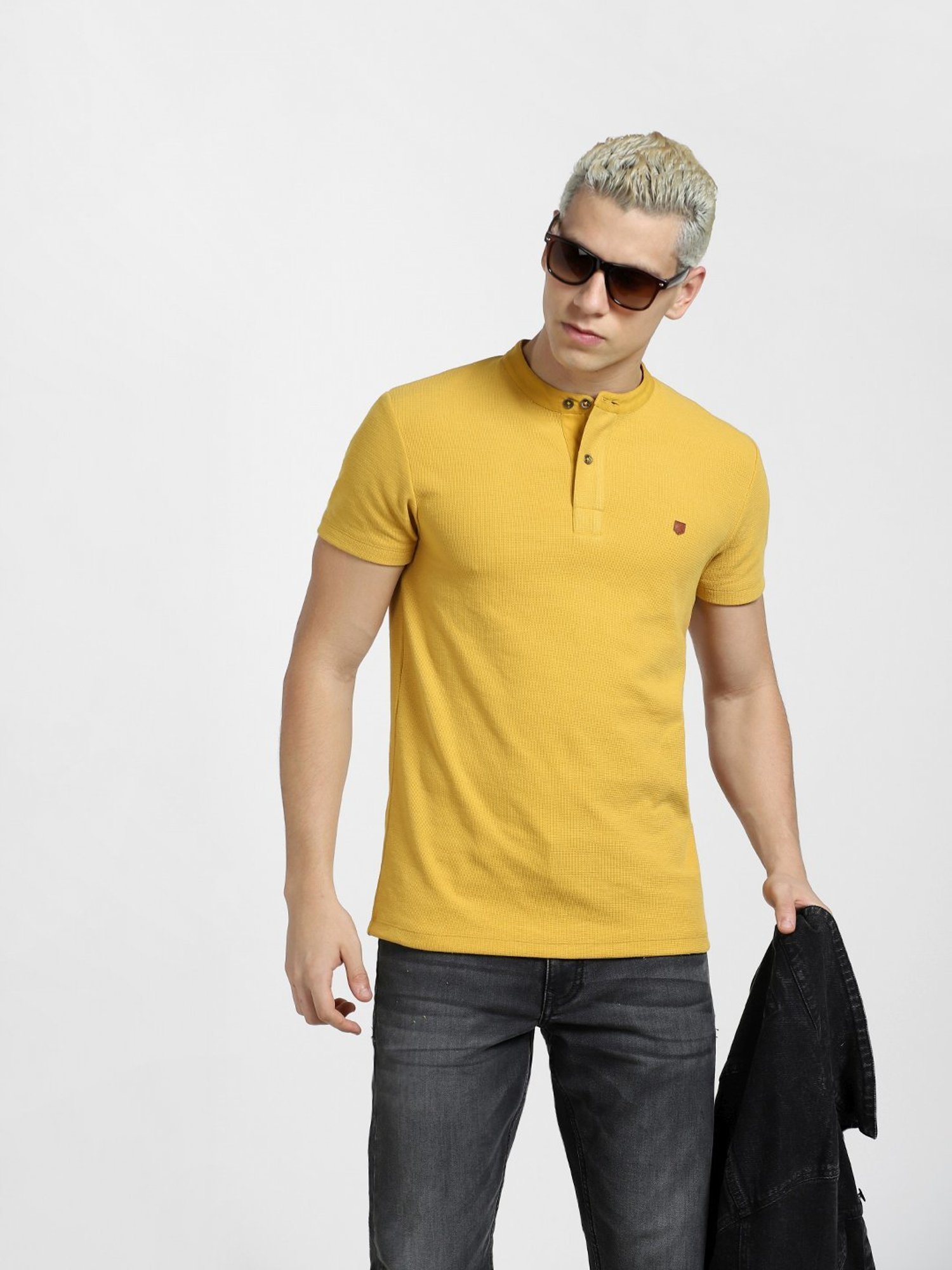 Jack & Jones Honey Cotton Slim Fit Henley T-Shirt