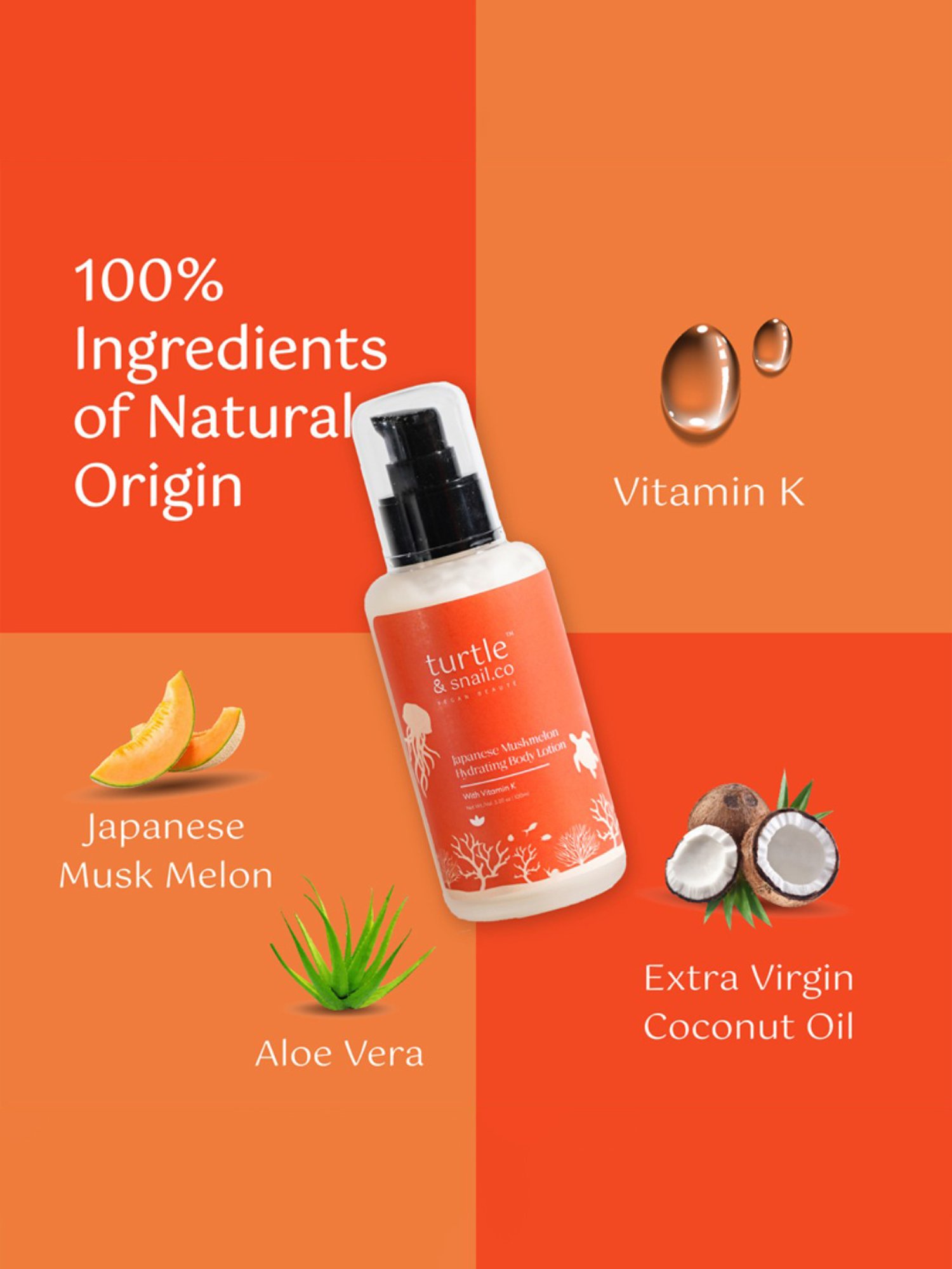 Turtle & Snail.Co Japanese Muskmelon Hydrating Body Lotion - 111 ml