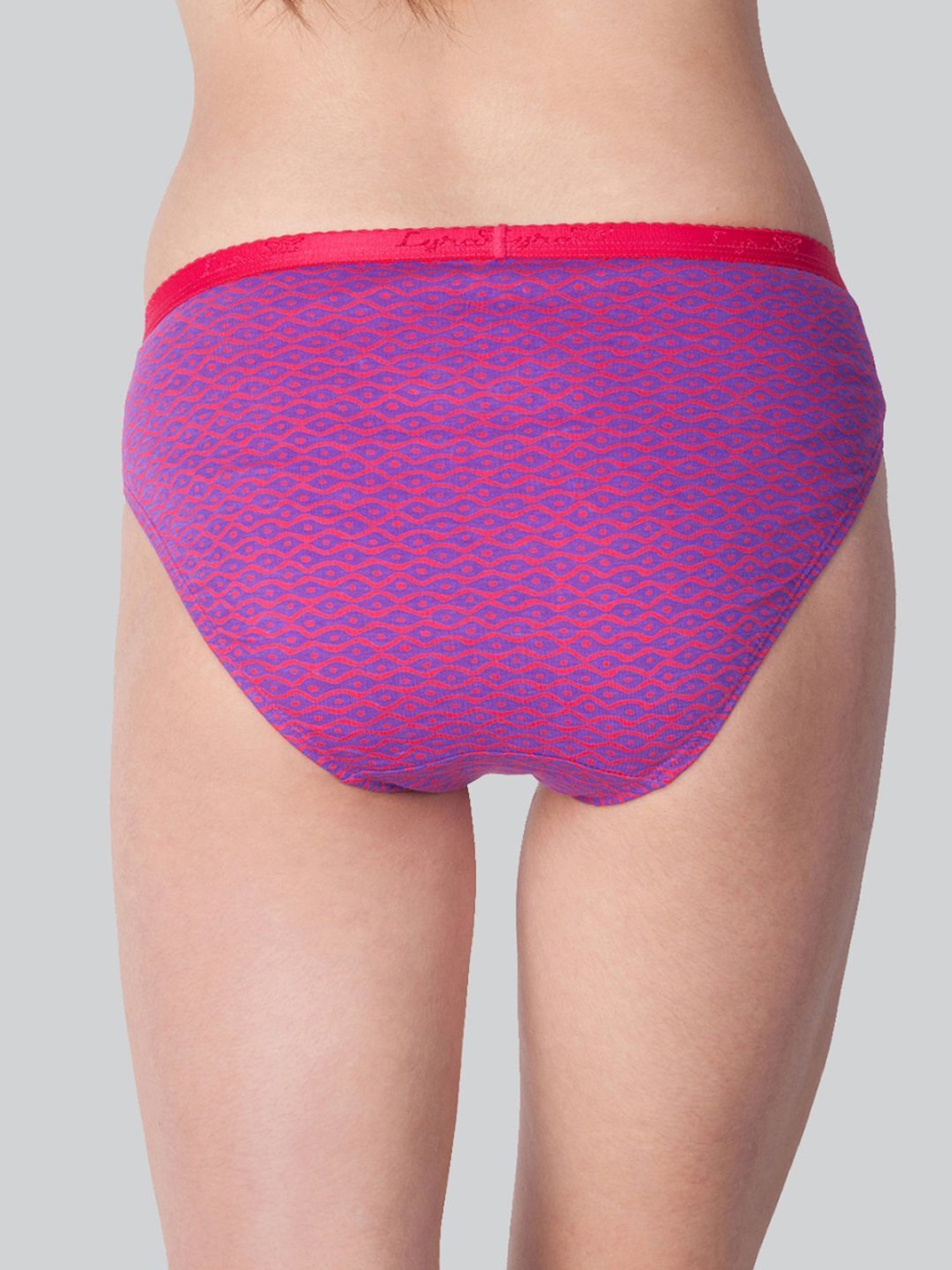 Lyra Assorted Color Cotton Printed Bikini Panties - Pack Of 4