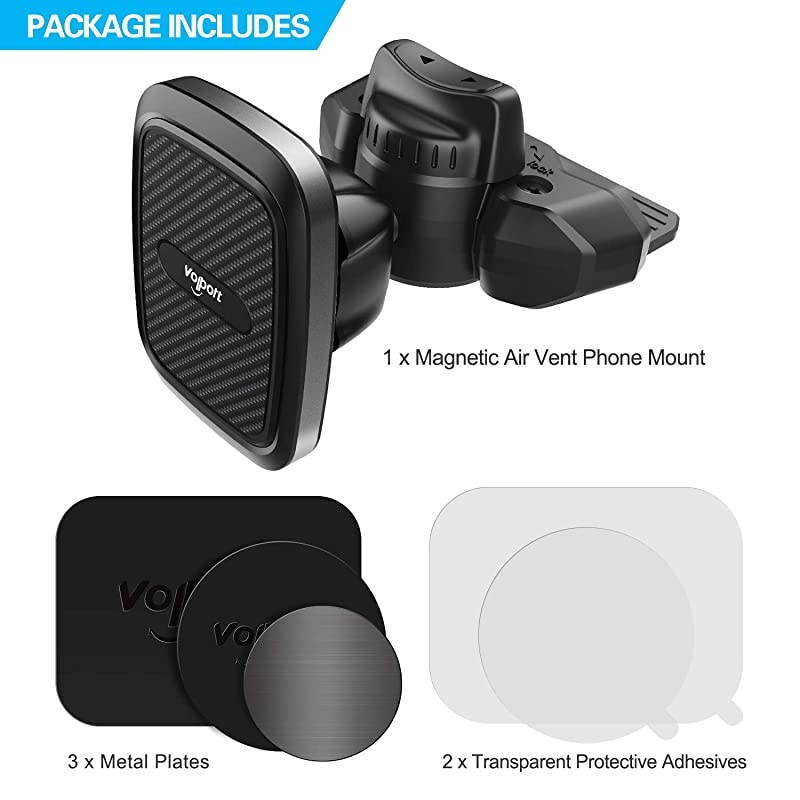 CD Slot Magnetic Phone Car Mount  Universal 360 Magnet CD Player Mount Cell Phone Holder for iPhone 11 Pro Max XS Max Xr iPad Samsung Galaxy S10+ Mini Tablets GPS and Android Smartphone