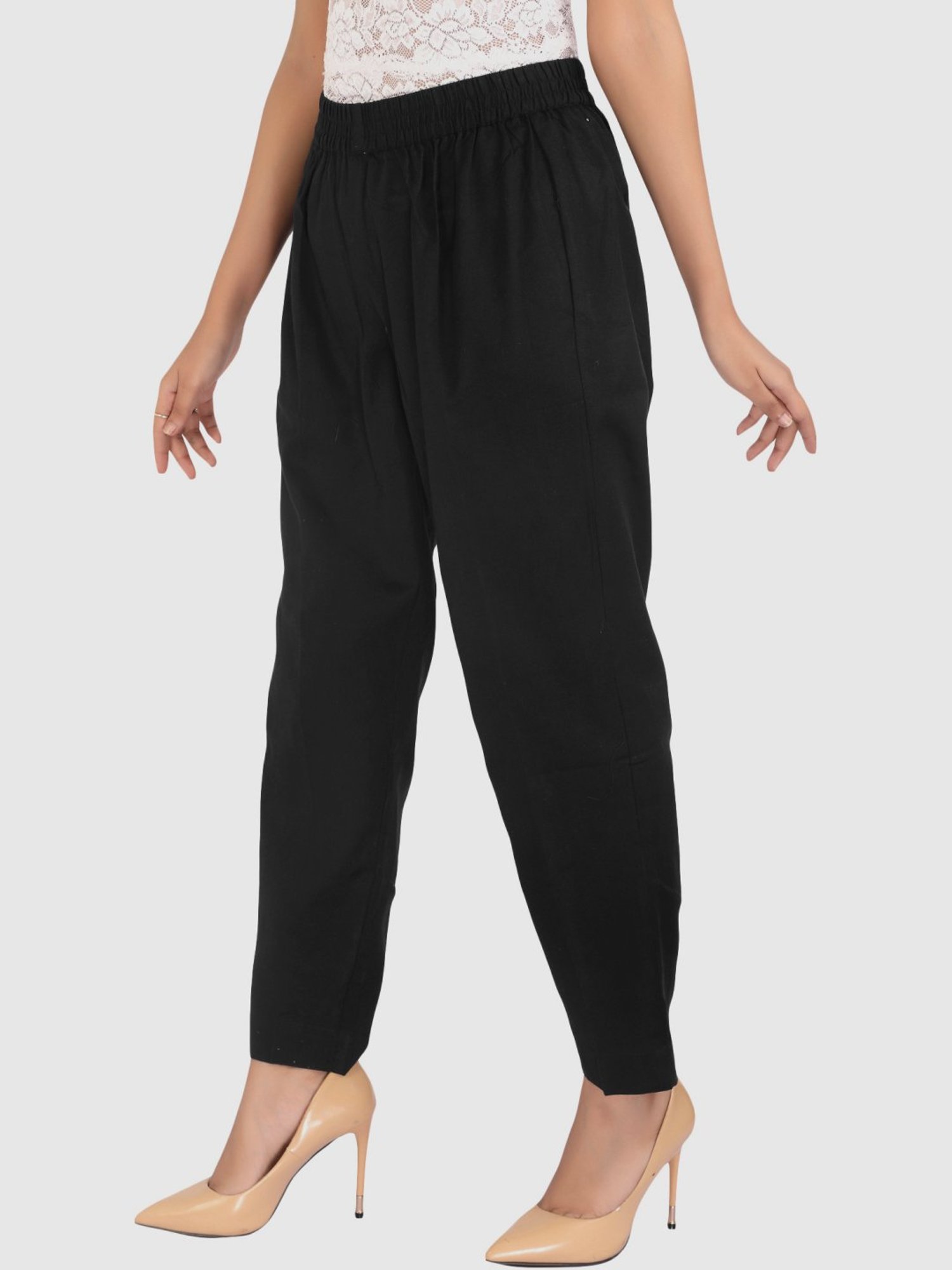Cotton Culture Black Cotton Pants