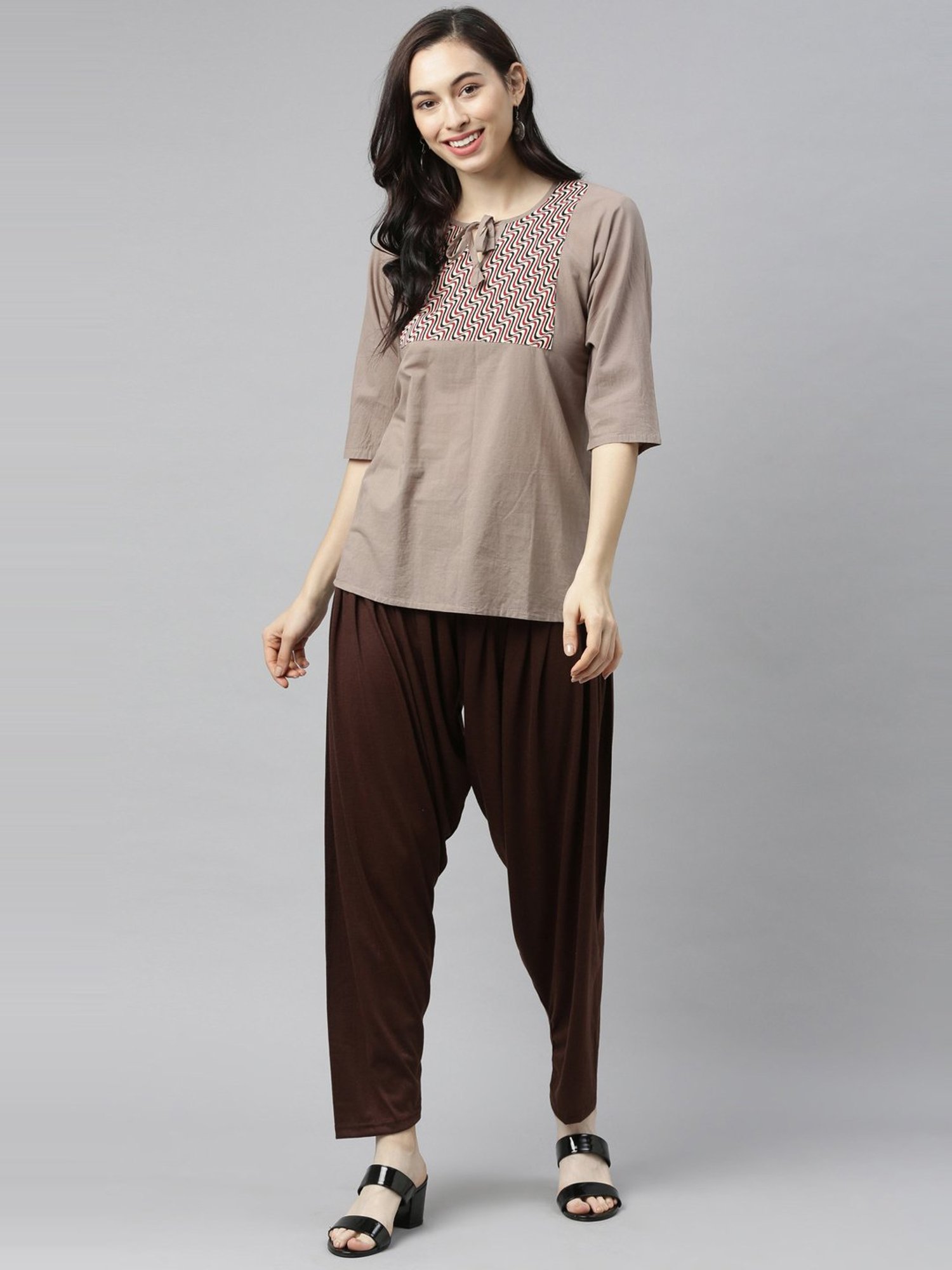 JCSS Brown Patiala Pants