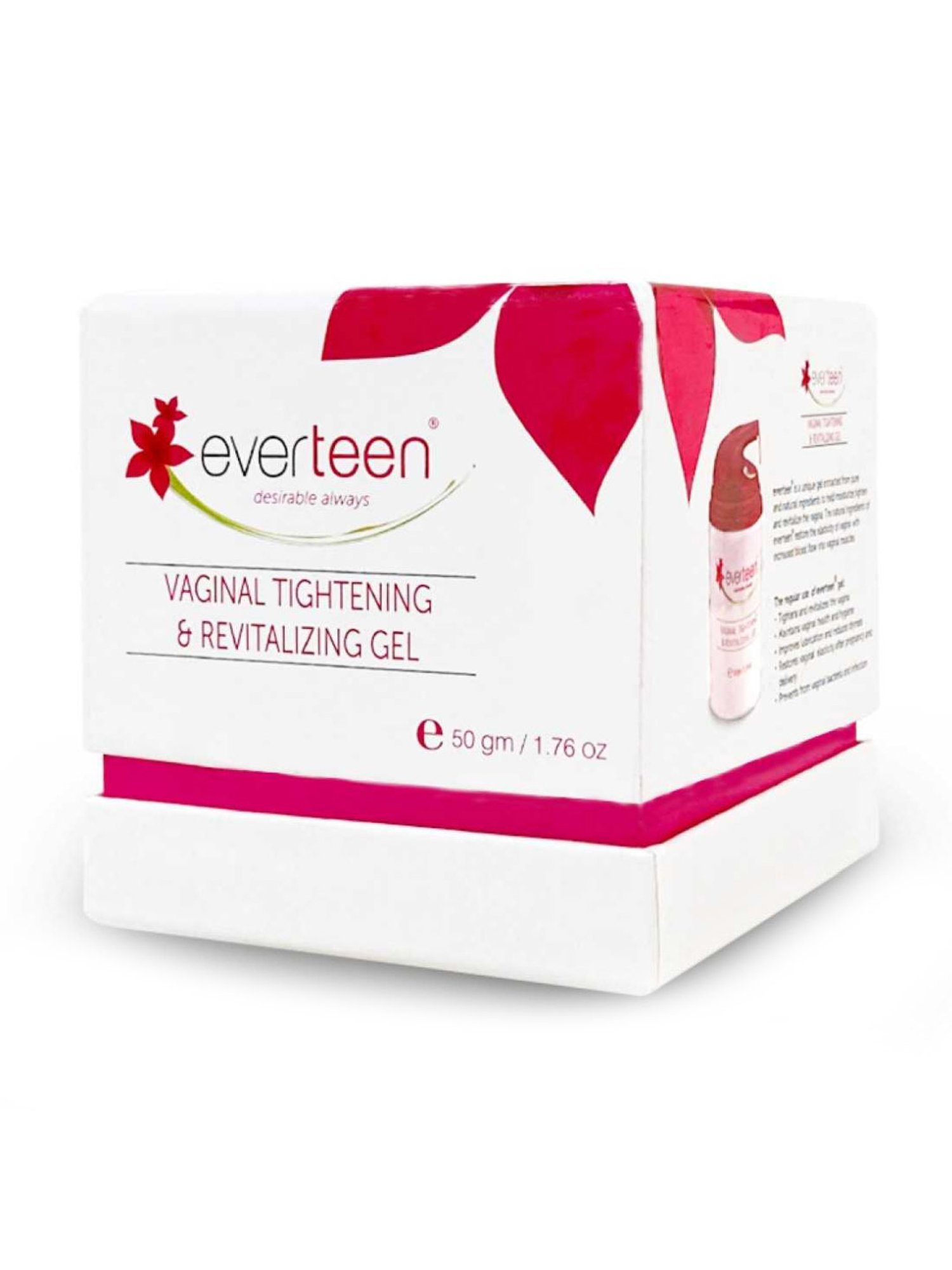 everteen Vaginal Tightening & Revitalizing Gel Large for Women - 50 gm Each (Pack of 2)