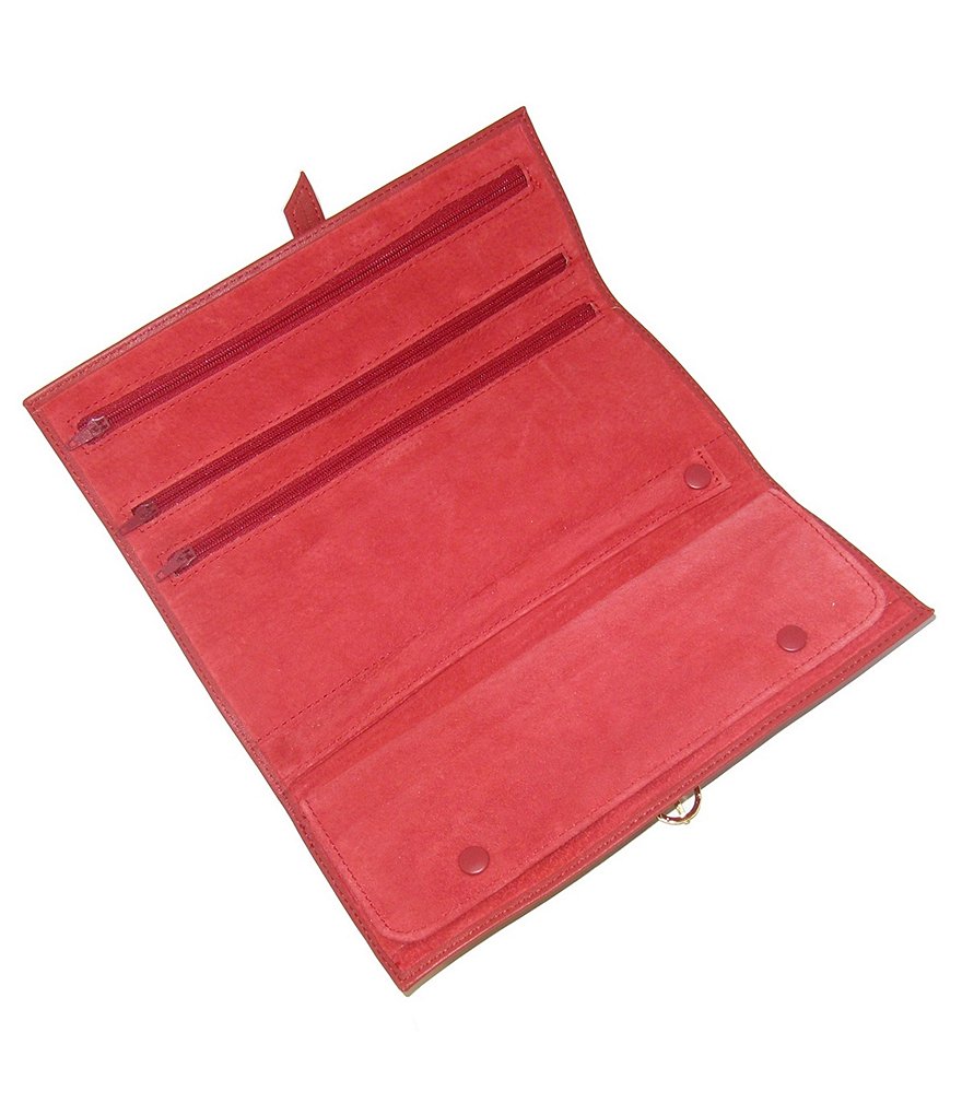 ROYCE New York Leather Travel Jewelry Roll