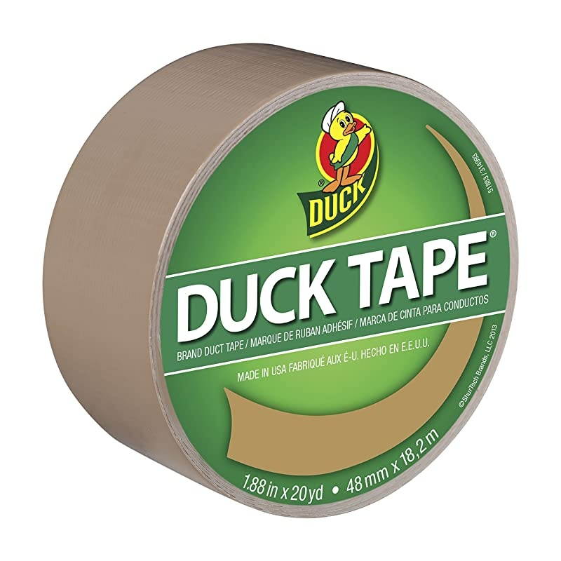 283264 Color Duct Tape Single Roll 188 Inches x 20 Yards Beige