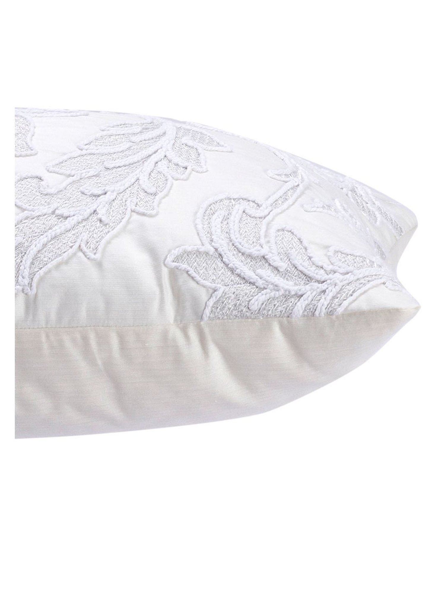 Maspar Embroidery Beige Cotton Vintage Cushion Cover