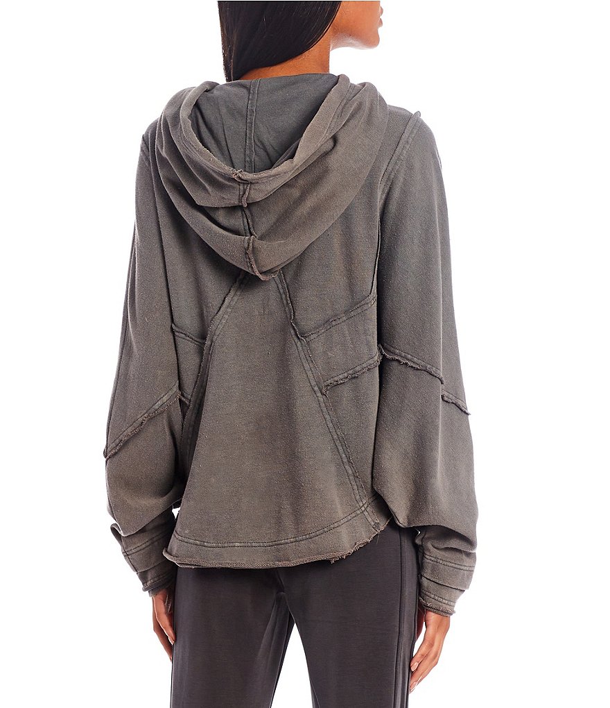 C&V Chelsea & Violet Coordinating Oversized Puff Sleeve Hoodie