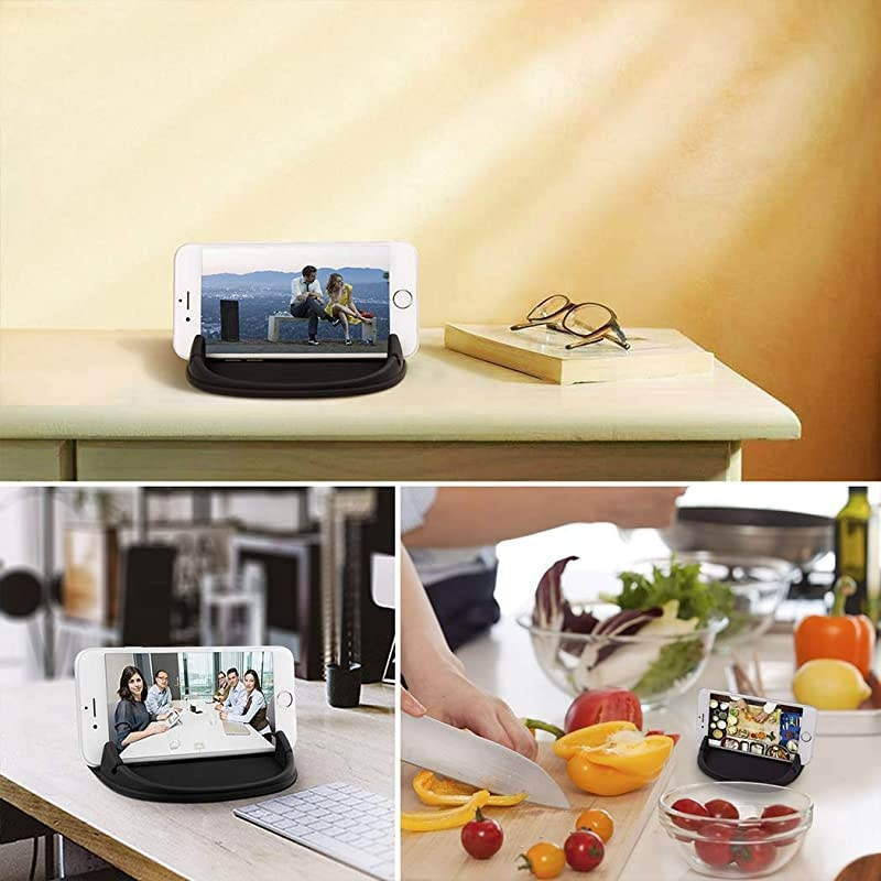 Phone Holder Phone Mount AntiSlip Silicone Pad for Dashboard Cell Phone Holder Phone Holder Desk Phone Stand Compatible with iPhone XRXSSamsung Galaxy Note 89S8S9GPS Devices