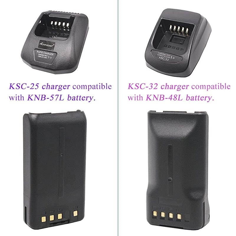 2000mAh Li-ion Battery Compatible for Kenwood Radio TK-2140 TK-3140 TK-2170 TK-3170 TK-2160 TK-3160 TK-3360 NX-220 NX-320 KNB-35L KNB-55L KNB-24L