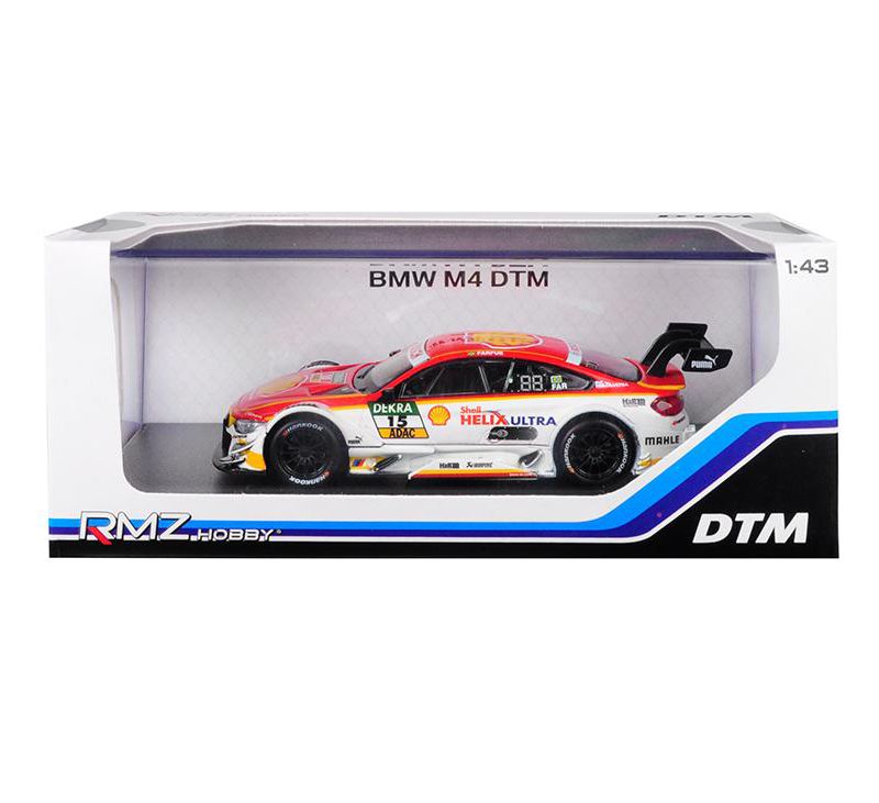 BMW M4 DTM #15 "Shell" 1/43 Diecast Model Car by RMZ City