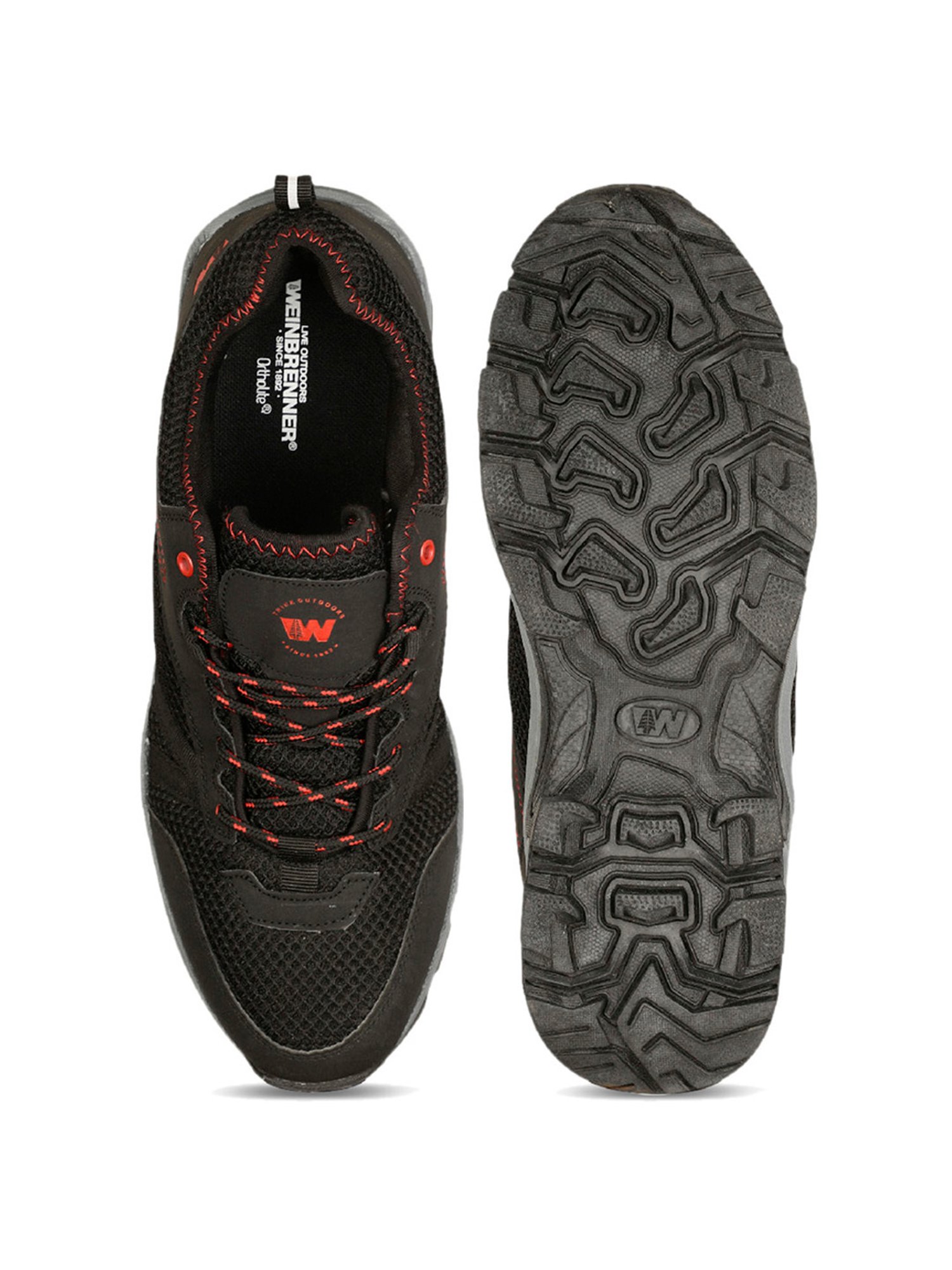 Weinbrenner by Bata Men's Black Outdoor Shoes