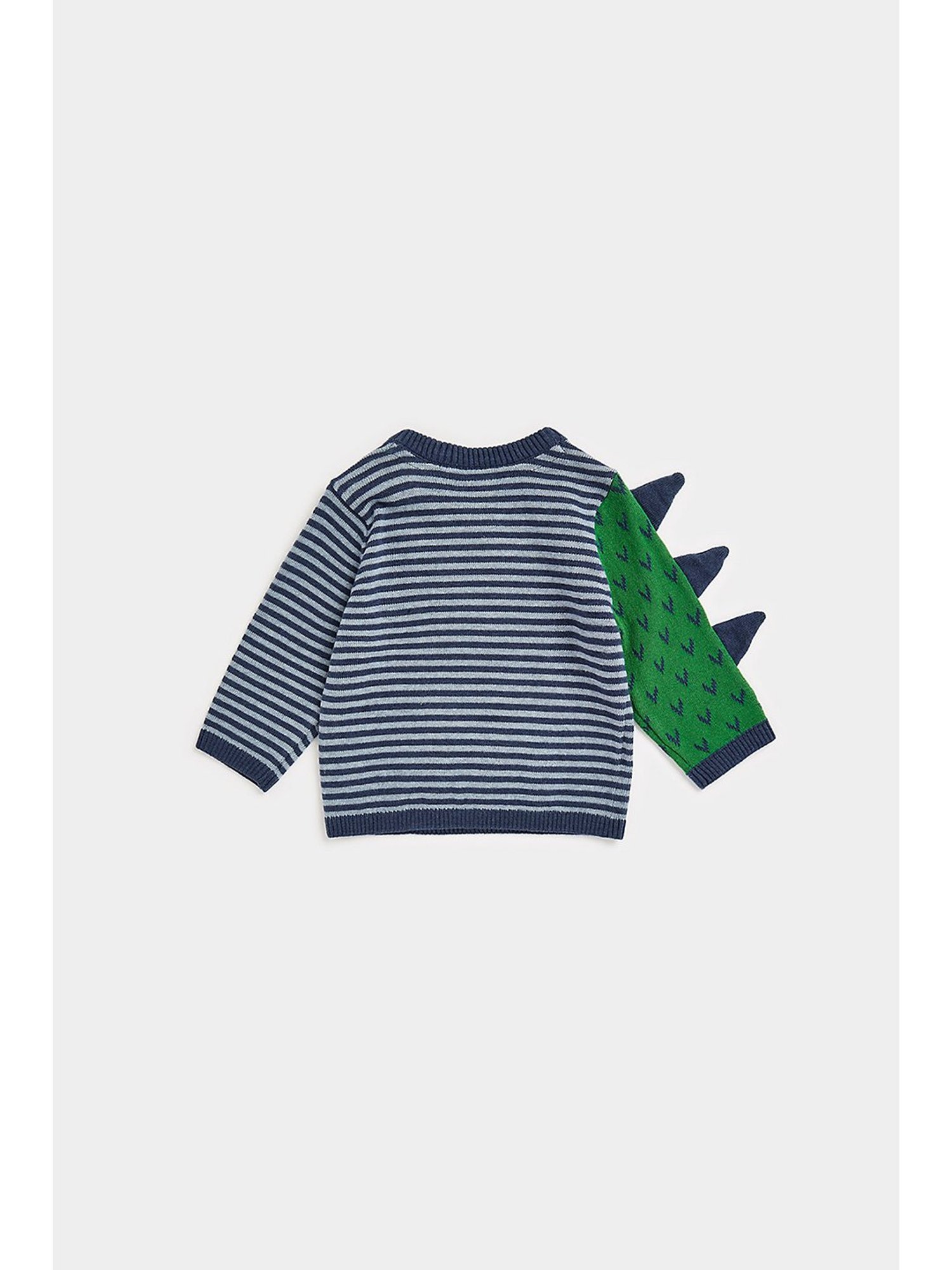 Mothercare Kids Navy Self Design Full Sleeves Sweater