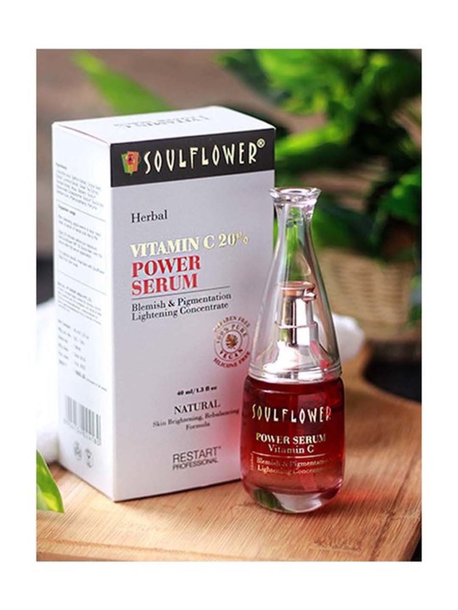 Soulflower Herbal 20% Vitamin C Power Serum - 40 ml