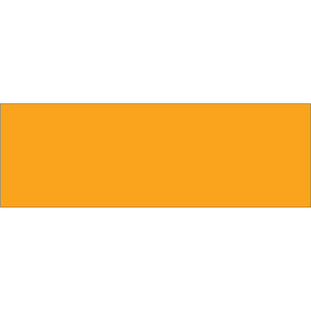 Tape Logic Inventory Rectangle Labels 3" x 9" Fluorescent Orange 250/Roll