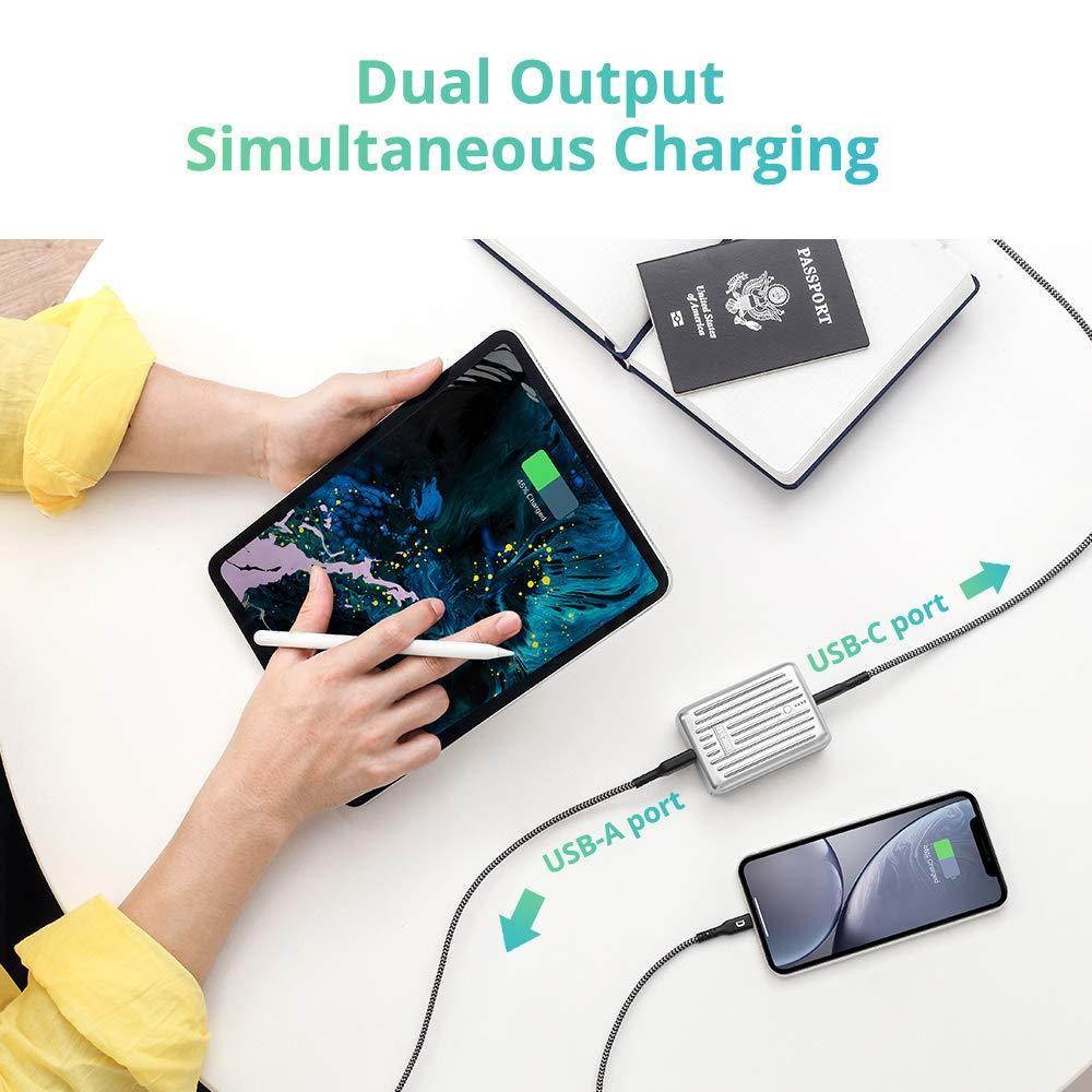 Zendure SuperMini 10,000mAh USB-C PD Portable Charger - Blue Horizon