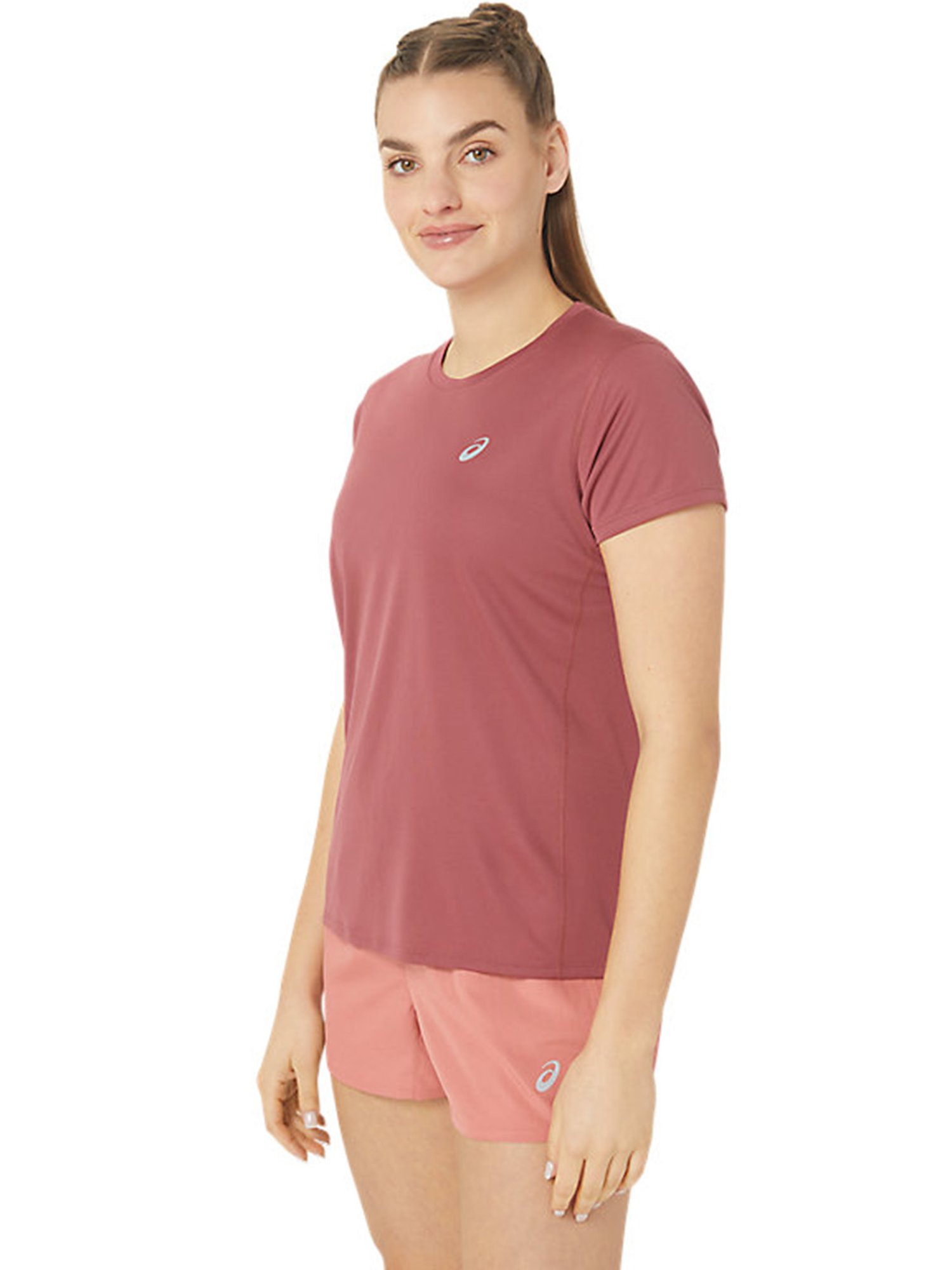Asics Silver SS Red T-Shirt