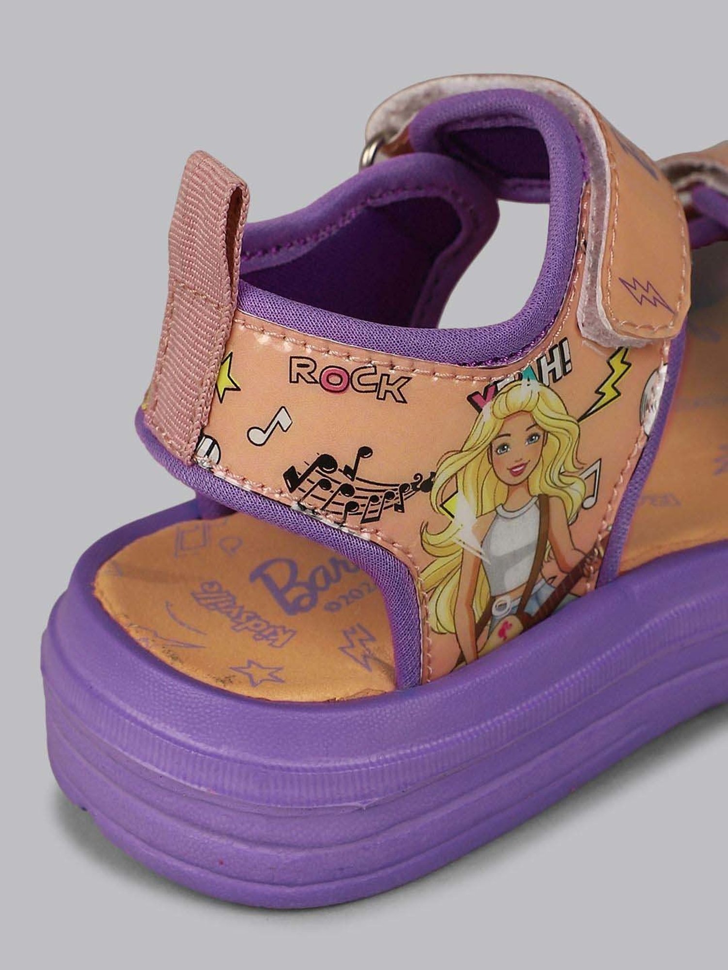 Passion Petals Kids Pink Sling Back Clogs