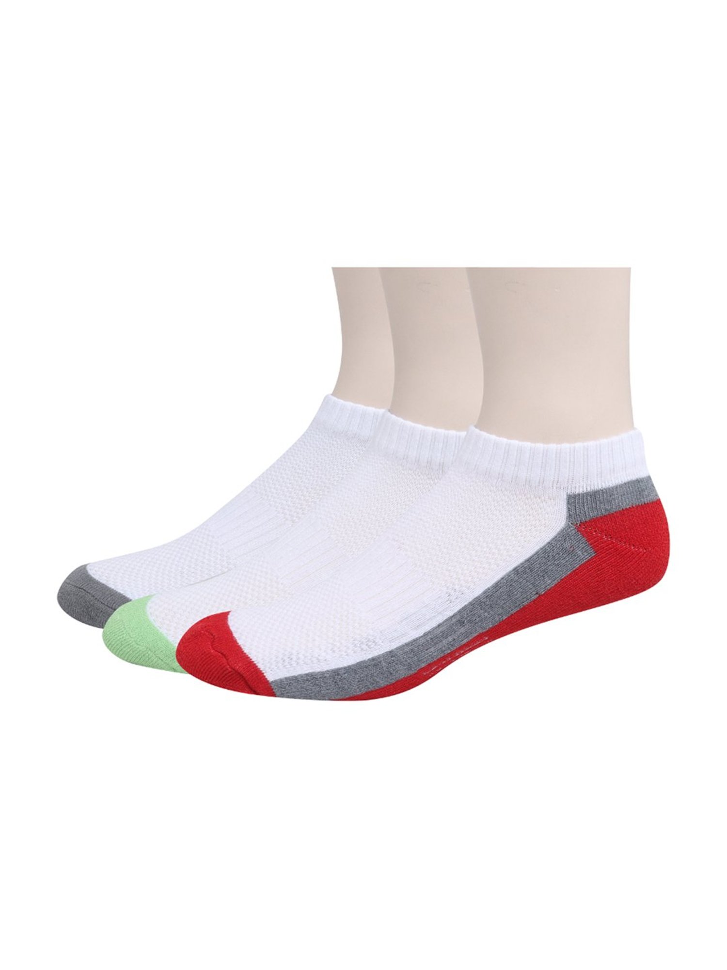 Sokker Multicolor Cotton Solid Socks - Set of 3