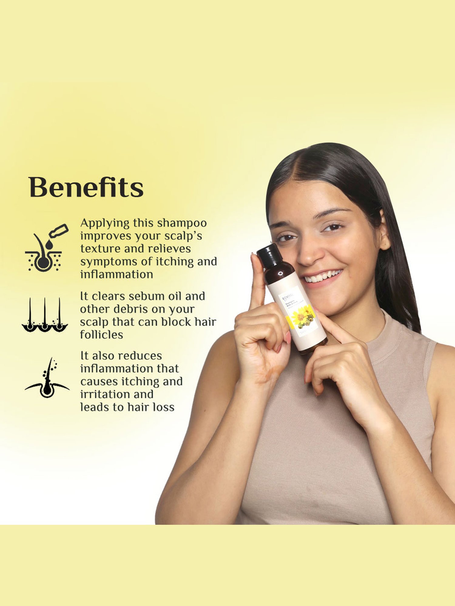 Richfeel Shampoo with Arnica - Pack of 3