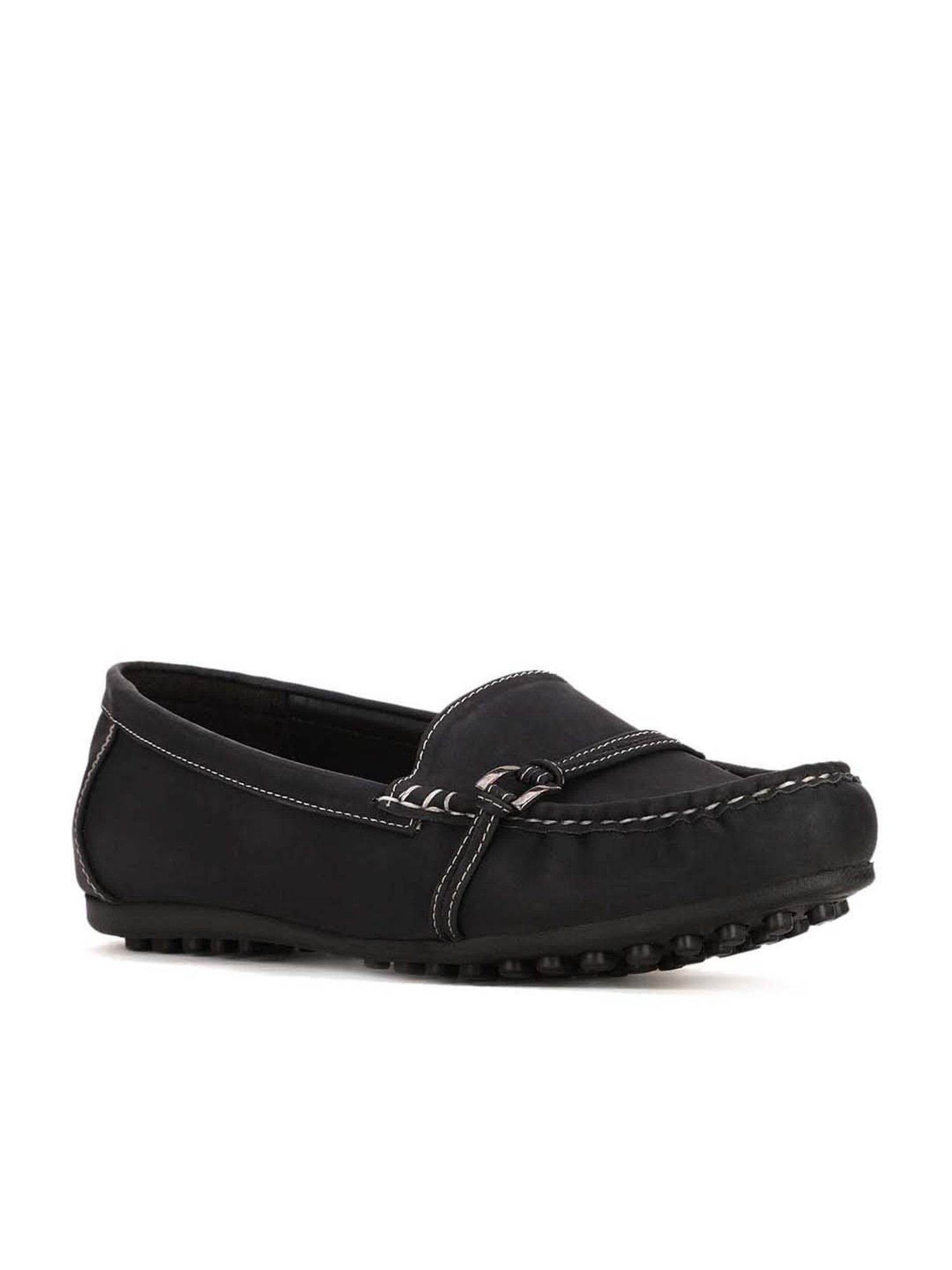 Bata Women's Black Casual Loafers