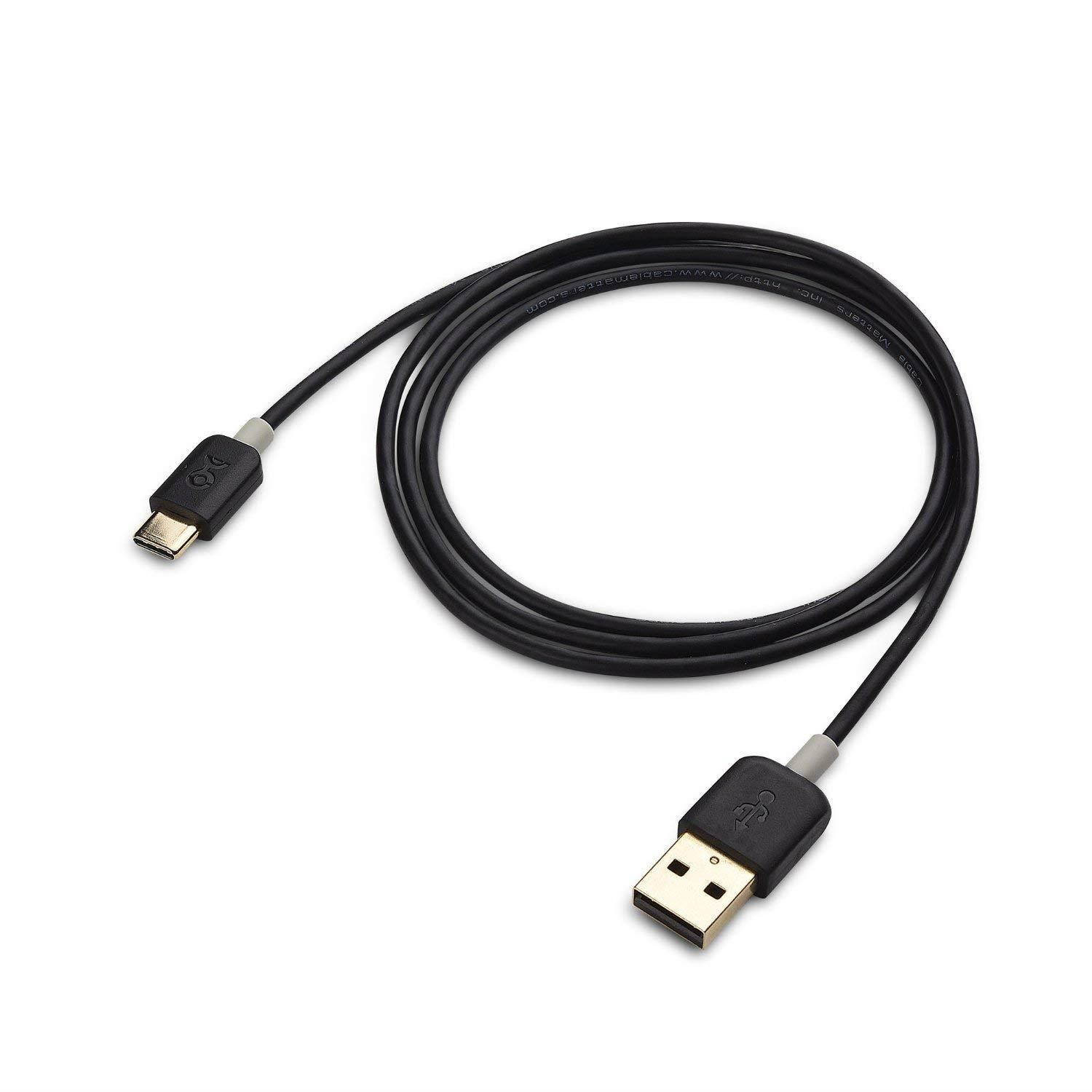 Cable Matters USB-C Cable (USB A to USB C Cable / USB C to USB Cable) in Black 3.3 Feet