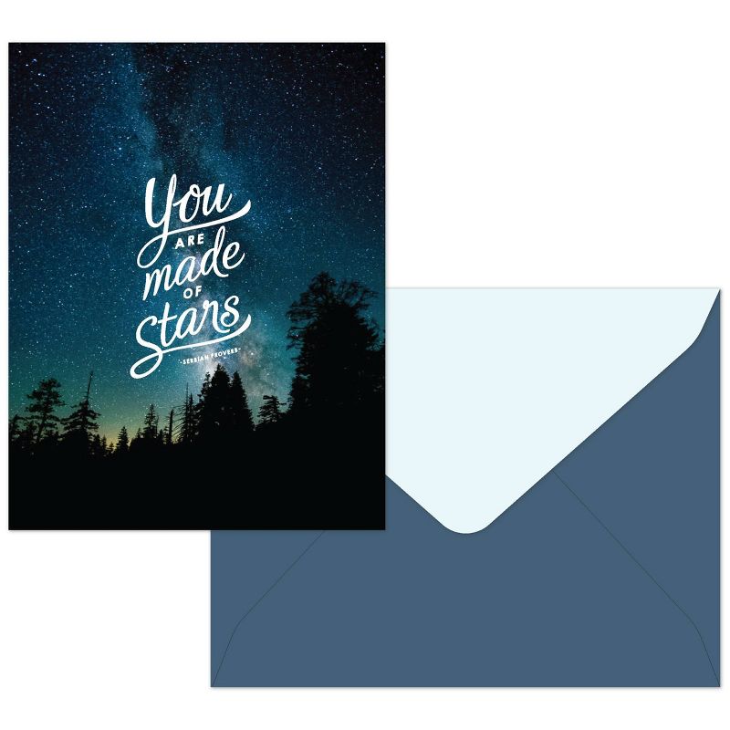 16ct Assorted Encouragement Note Cards Inspired Scenery