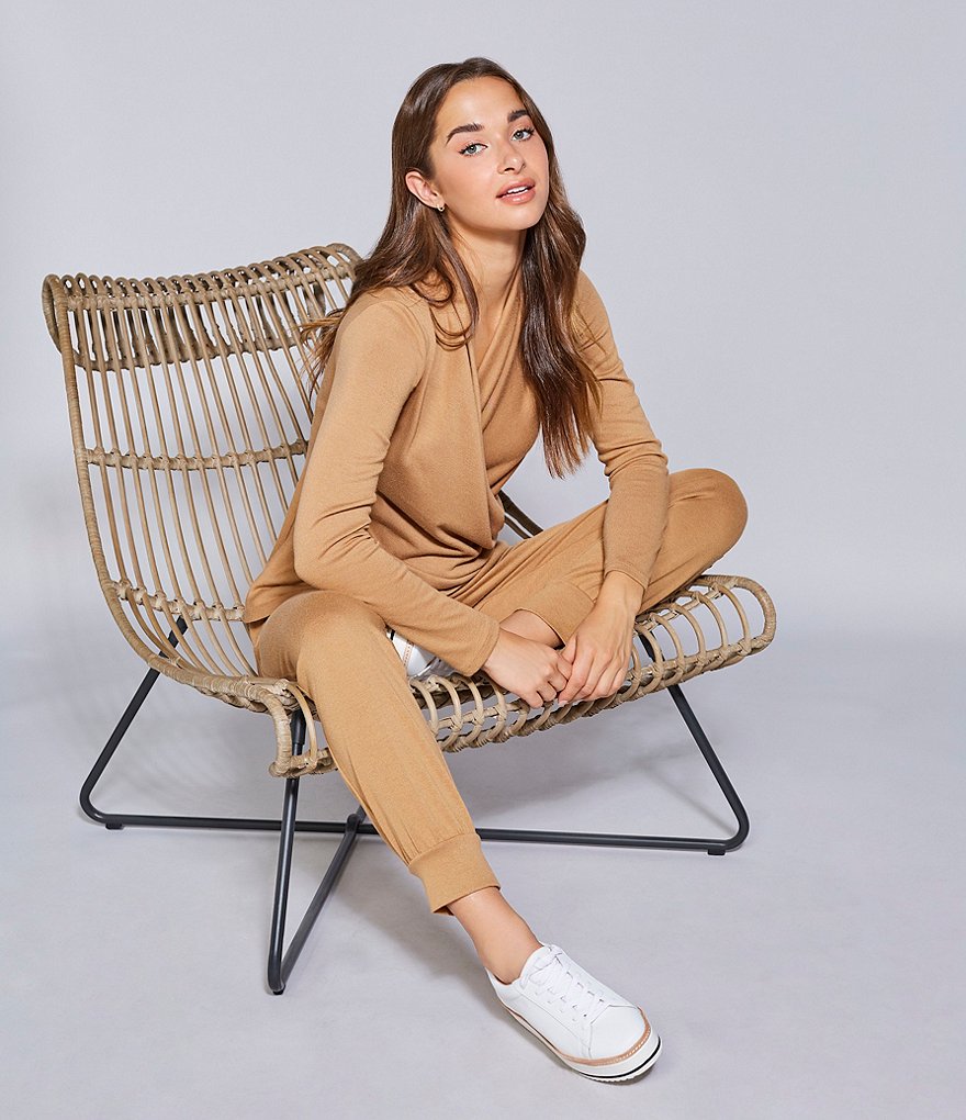 1. STATE Drawstring Cozy Knit Drawstring Joggers