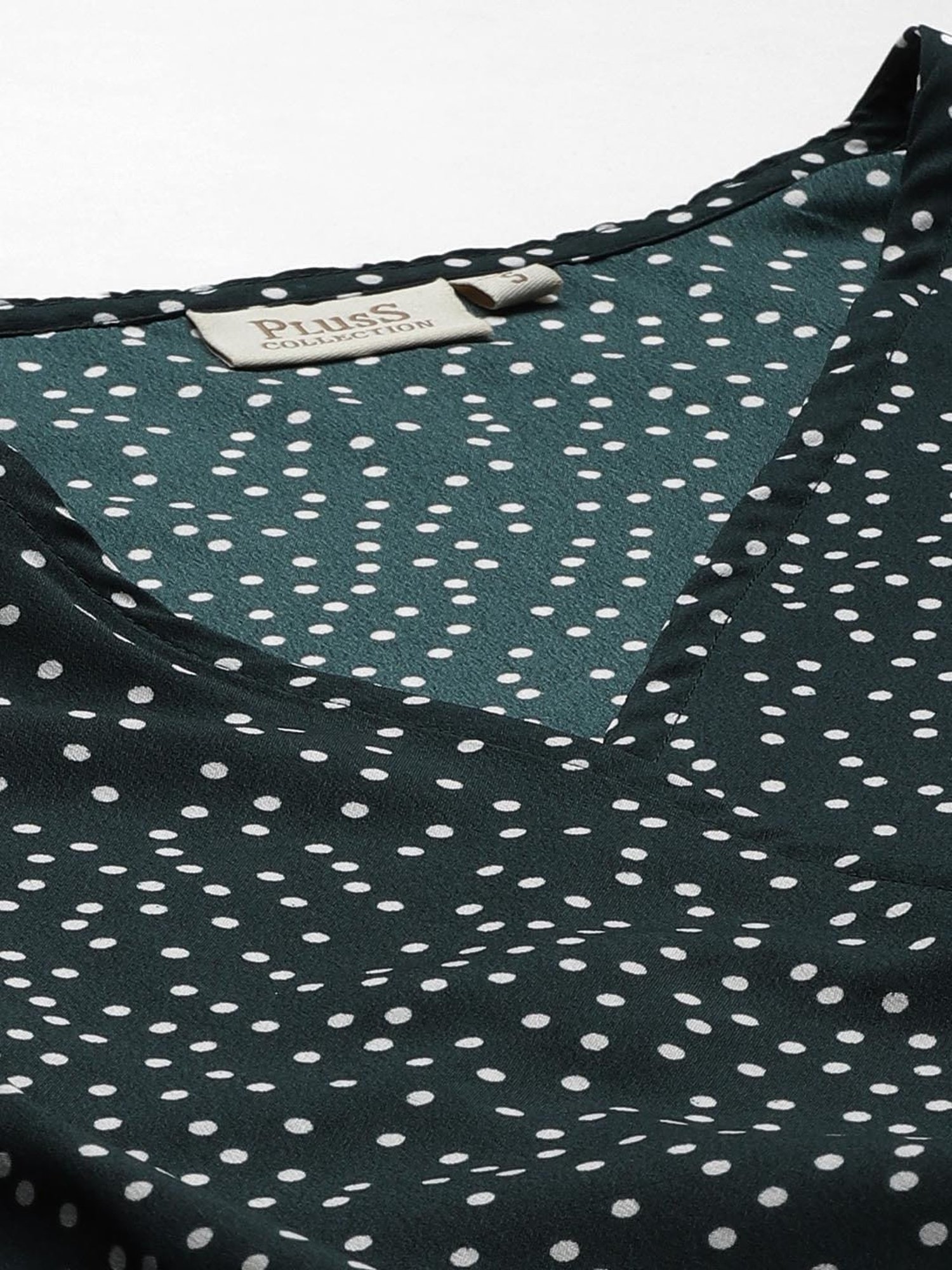 Melon by PlusS Green Printed Crop Top