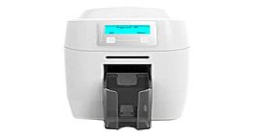 Magicard 3300-0022/2 300 Duo ID Card Printer - Duplex Printing - 300 x 300 dpi - 160 Cards per Hour - Digital Shredding - Dye Sublimation -  Rewritable - Ethernet - USB 2.0 - PVC