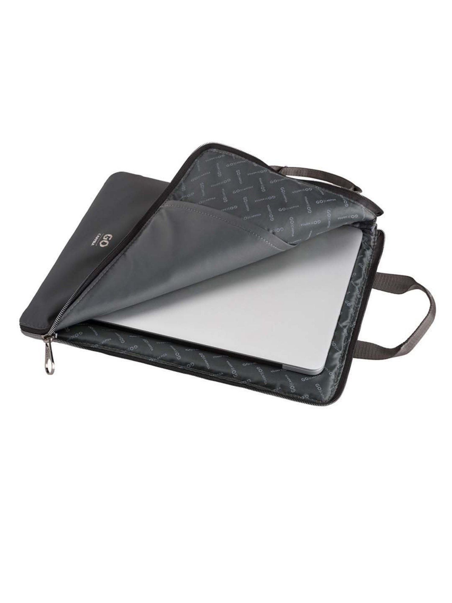 Carpisa Grey Landon Medium Laptop Case