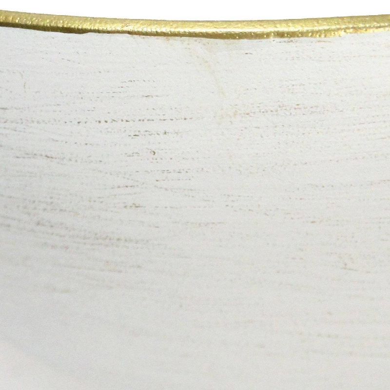 Gerson International 18-Inch Diameter Galvanized Metal Circular Wall Planter, Silver