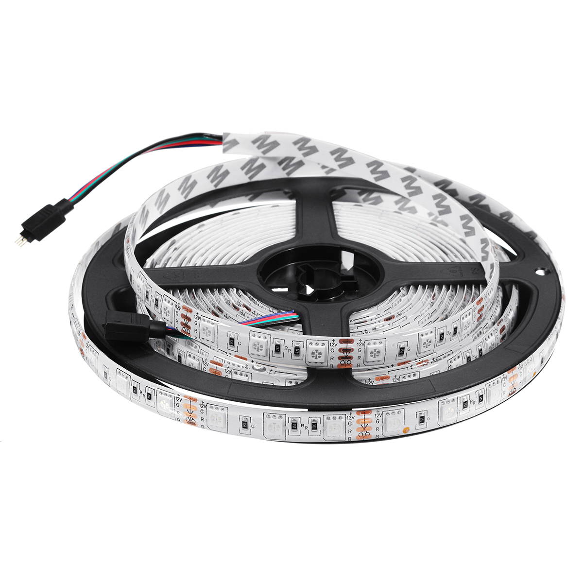 15M SMD5050 RGB Flexible Waterproof Alexa APP Home Wifi Control Smart LED Strip Light Kit AC110-240V