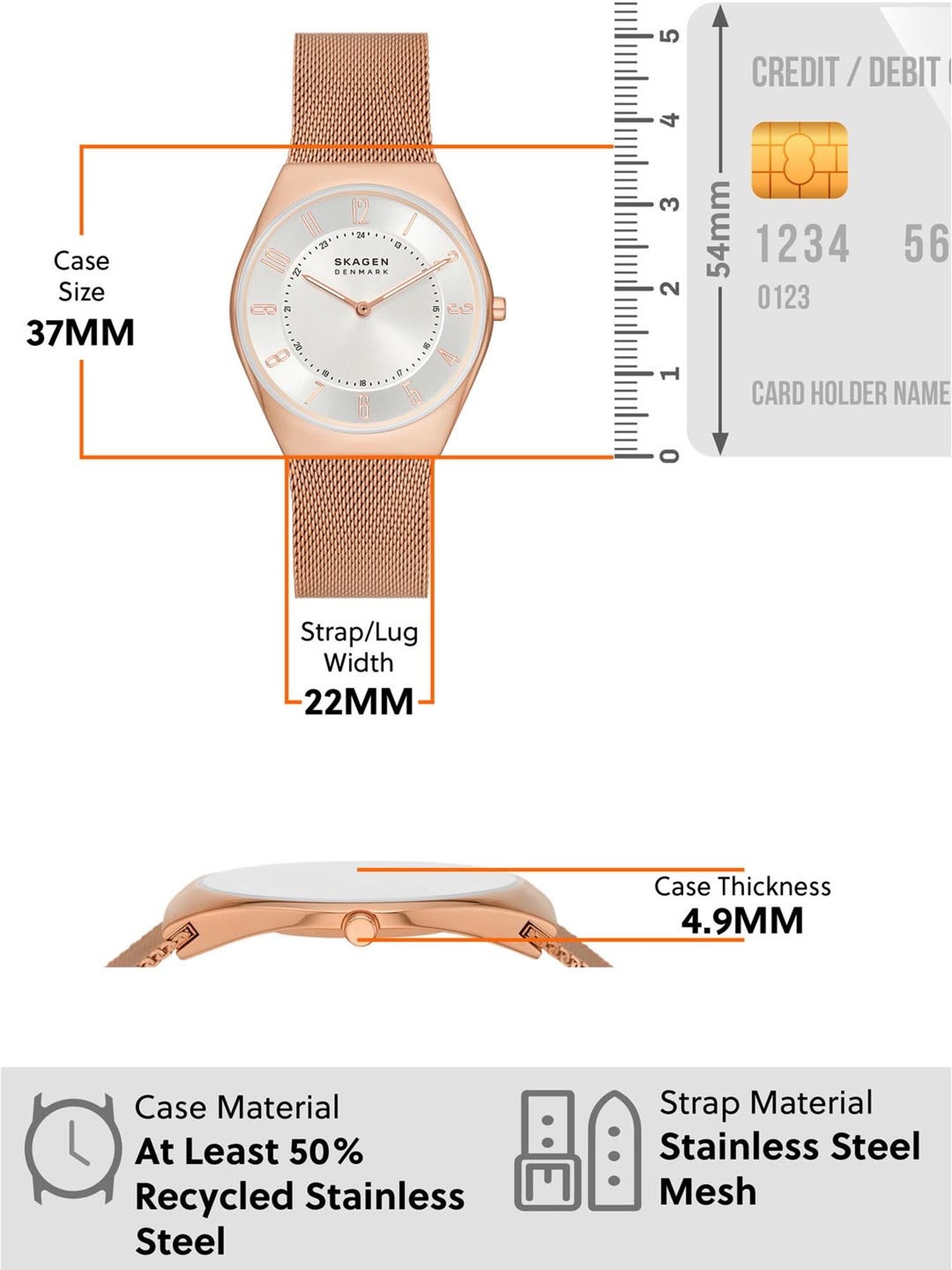 Skagen SKW6827 Grenen Ultra Slim Analog Watch for Men