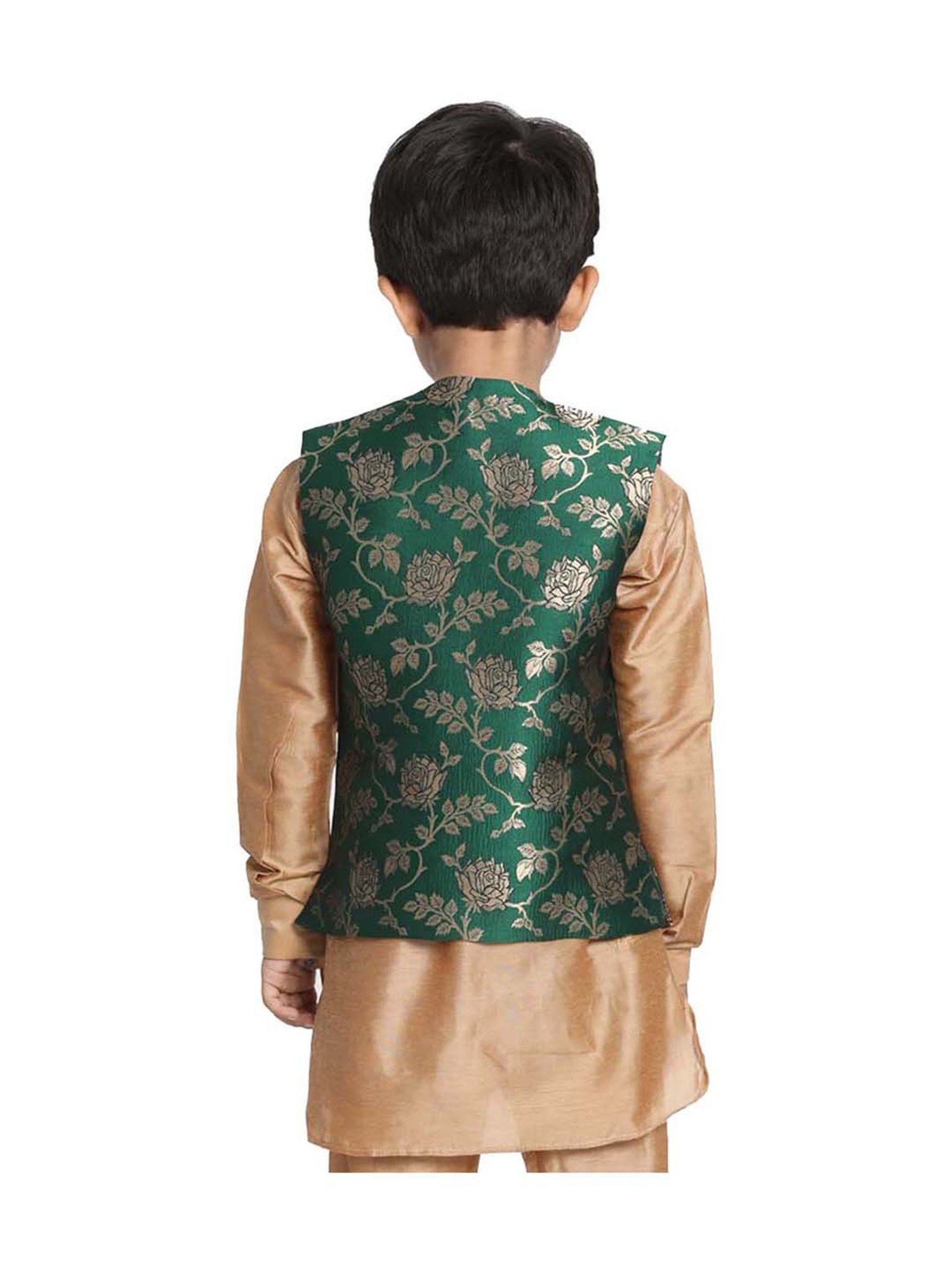 Crimsoune Club Kids Mint Solid Full Sleeves Blazer