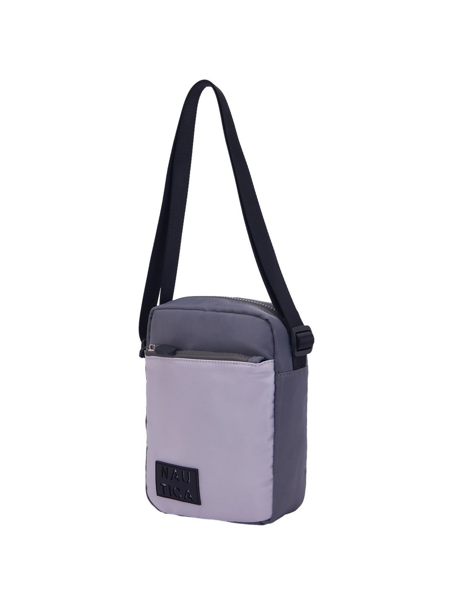 Nautica Grey Solid Medium Sling Handbag