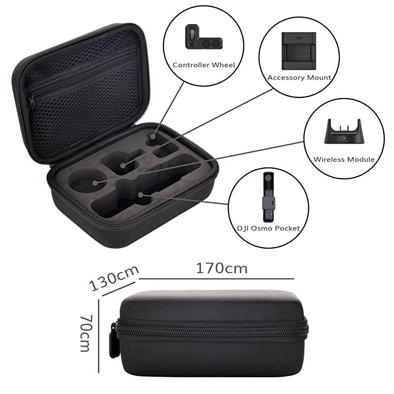 Kit for Dji OSMO Pocket/Pocket 2, Handheld Mount Adapter Tripod Case Expansion Phone Bracket Screen Protector for Osmo Pocket/Pocket 2