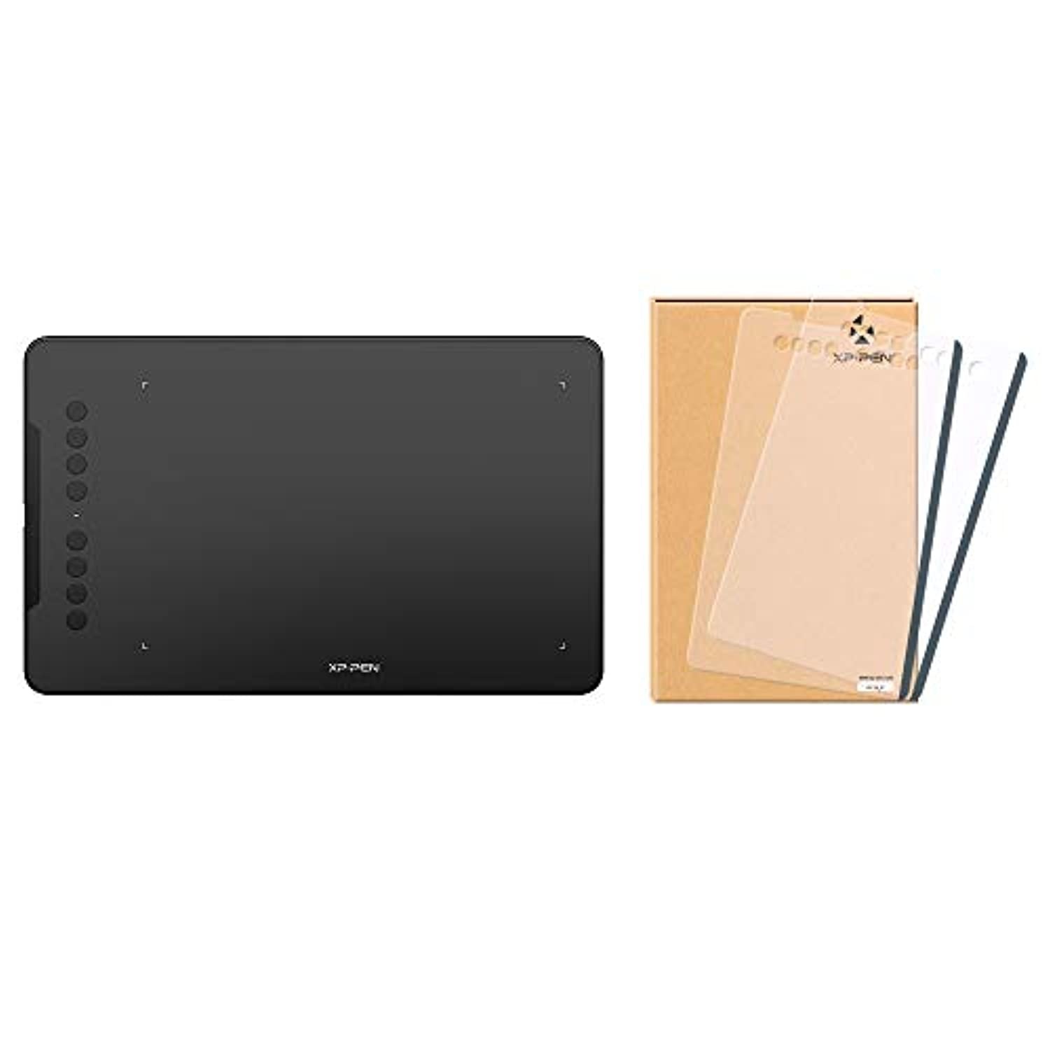 XP-Pen Deco 01 V2 10x6.25 Inch Digital Graphics Drawing Tablet  and  2 x Protective Film