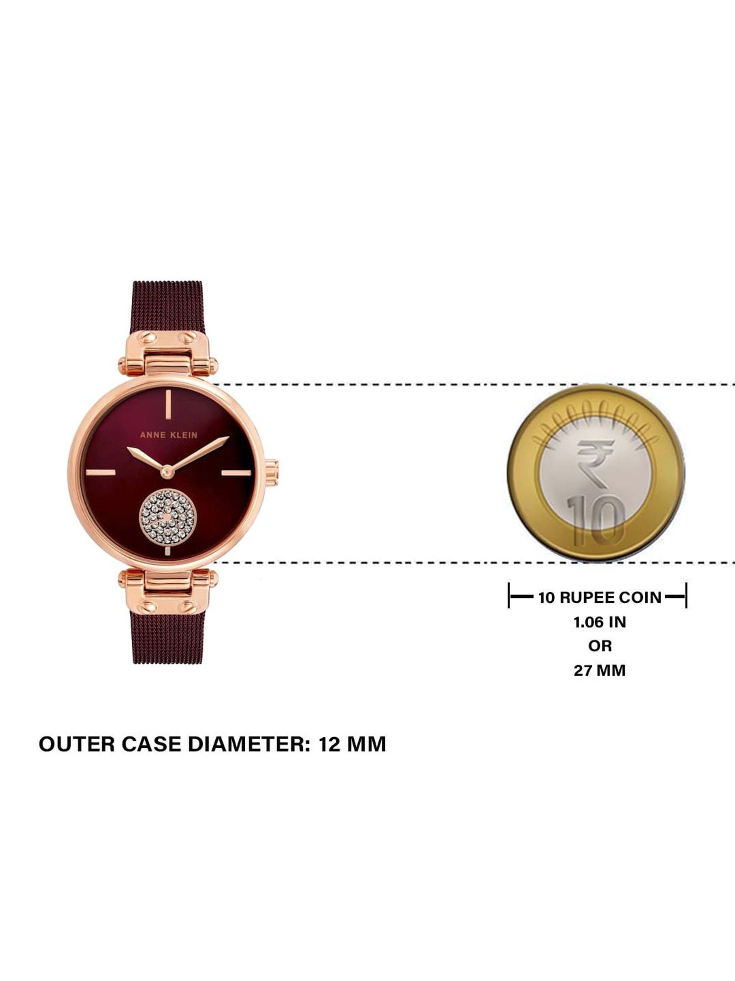 Anne Klein NEAK3000RGBY  Analog Watch for Women