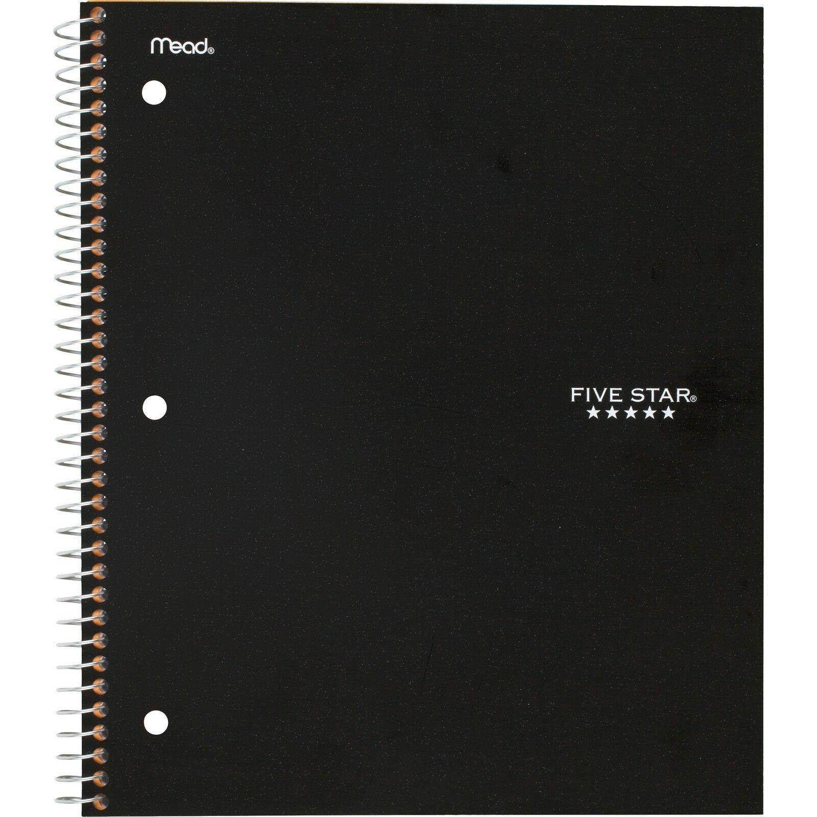 Five Star Wirebound Wide Ruled Notebook- 5 Subject [07114] (72057)