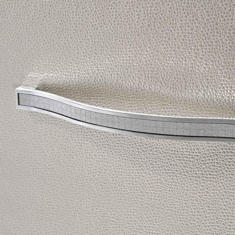 6pc King Glamour Platform Storage Bedroom Set Champagne - Picket House Furnishings