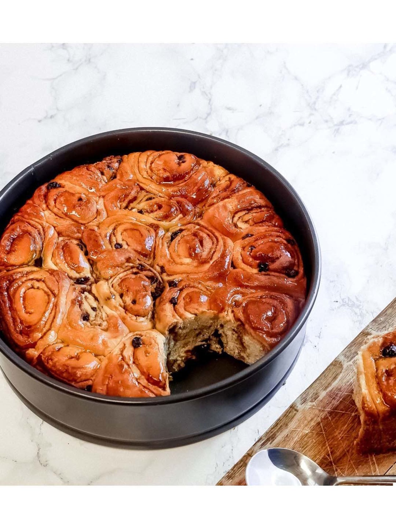 MasterClass Grey Carbon Steel Non-Stick Deep Cake Pan