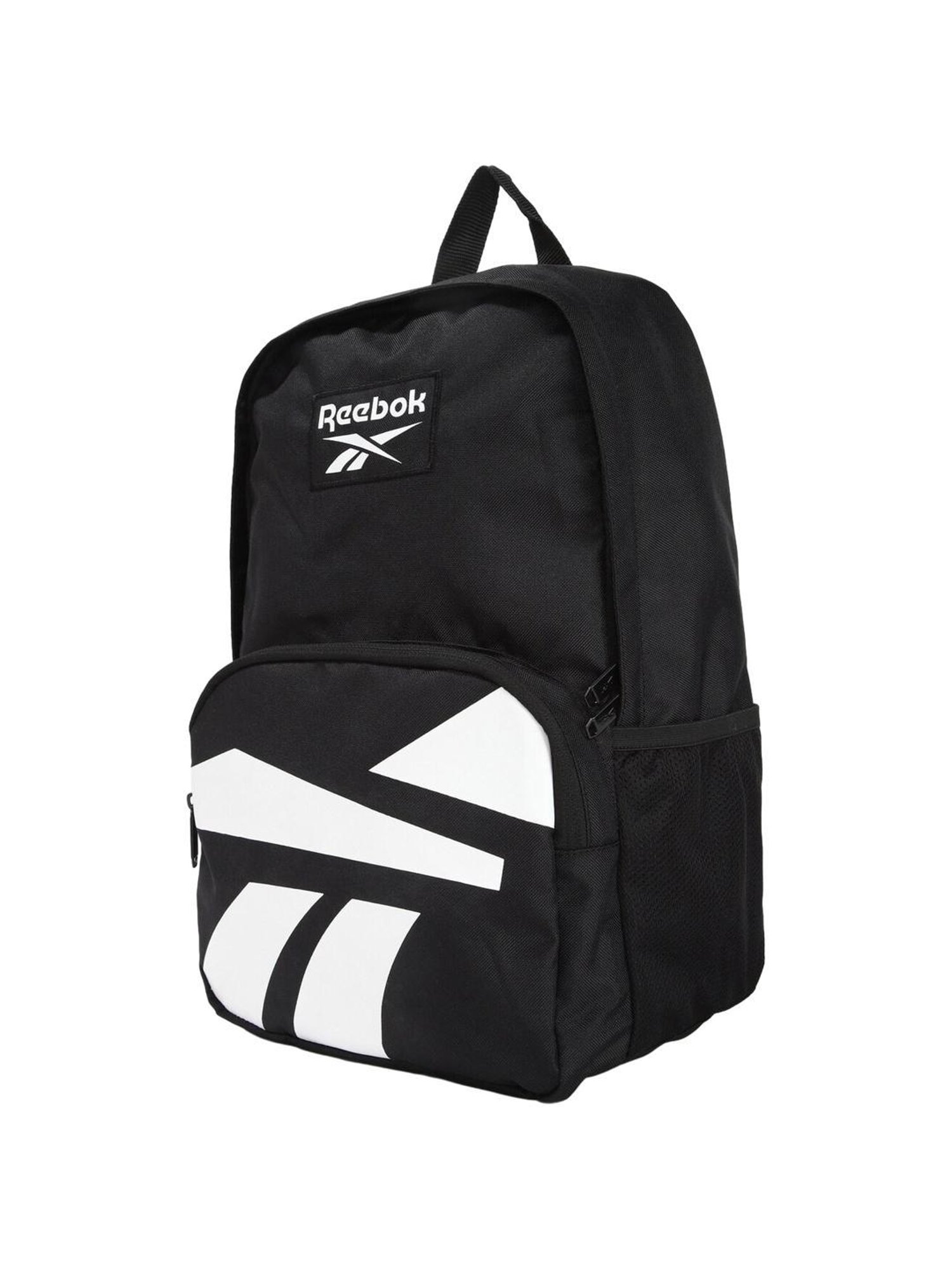 Reebok All Purpose Black Polyester Solid Backpack - 25 Ltrs