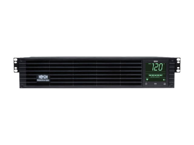 SmartPro 120V 1000VA 800W Line-Interactive Sine Wave UPS, 2U, WEBCARDLX, LCD, USB, DB9, 6 Outlets