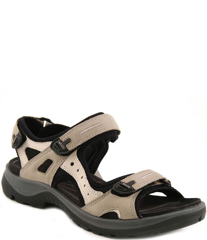 ECCO Yucatan Adjustable Strap Leather Sandals