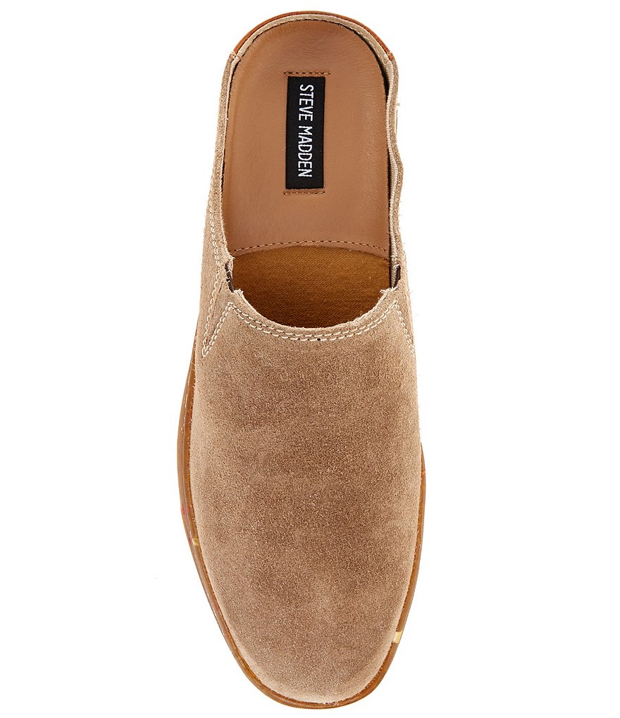 Steve Madden Men's Helseen Suede Slip-On Speckled Sole Casual Shoes