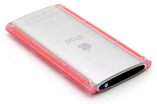 Glow In The Dark Clear Acrylic Hard Case for 4th Generation iPod Nano 4G (Pink)